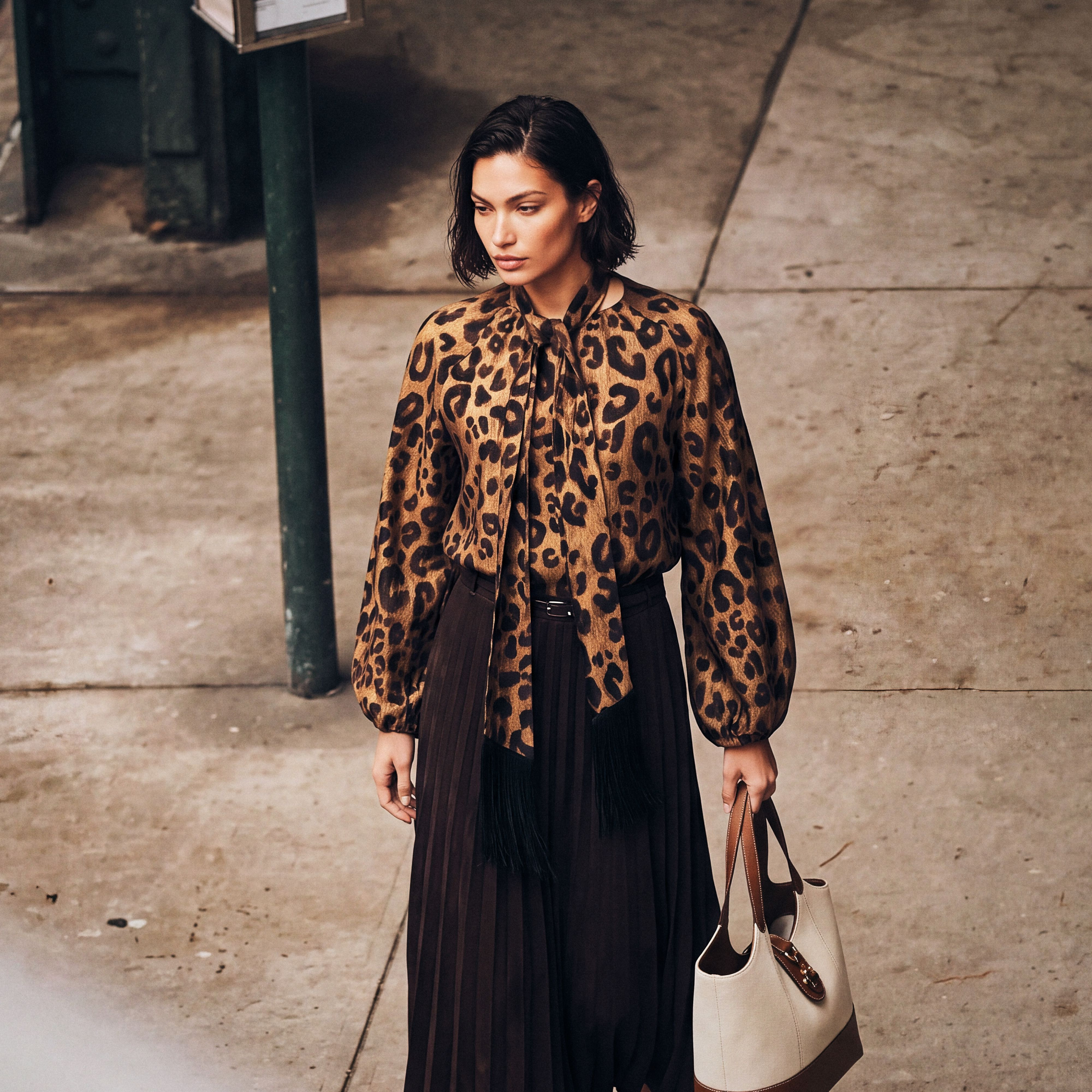 بلوزة بطبعات من سمارت من سبلاش-women-clothing-shirtsandblouses-blouses-image-1