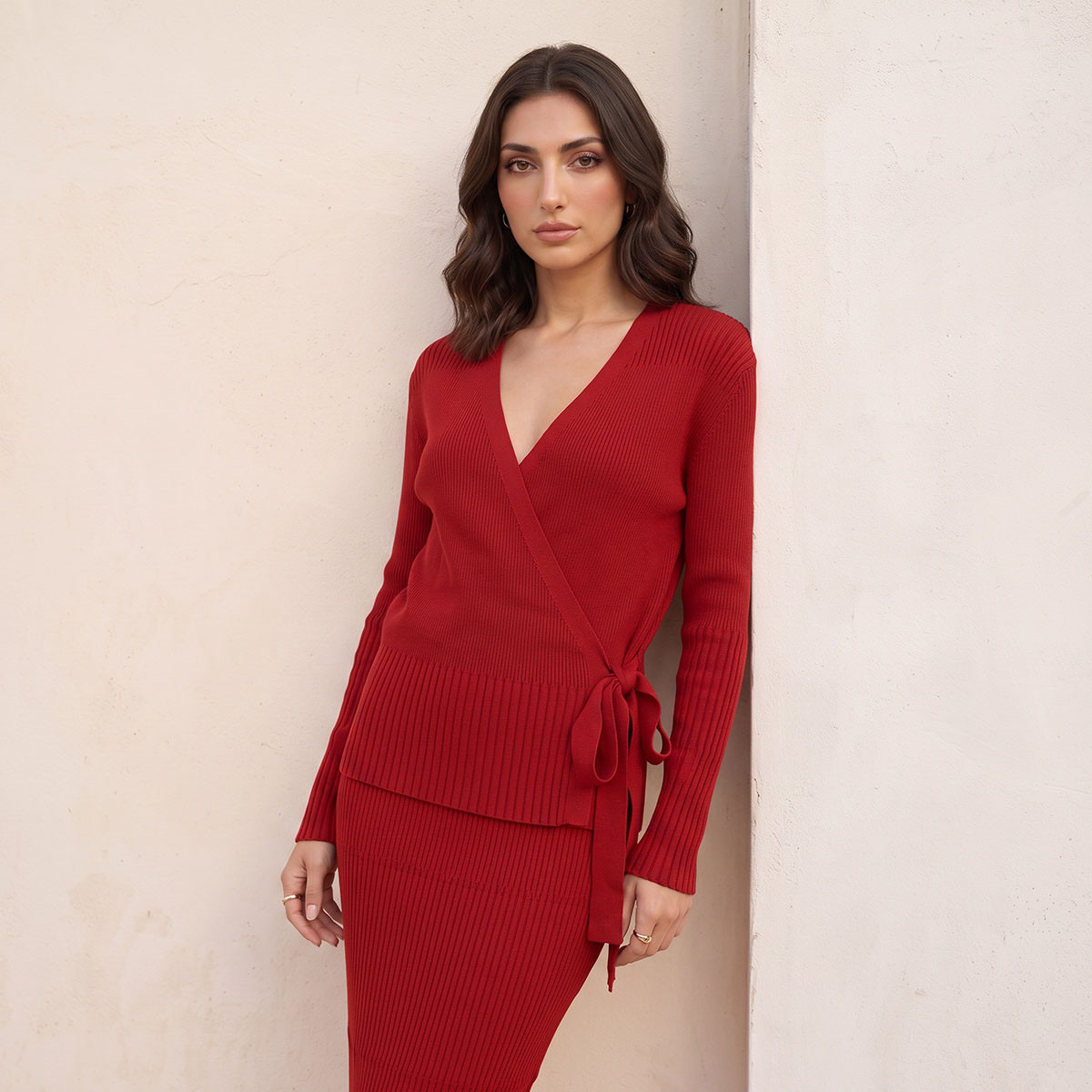 Splash Smart Top with Tie-Ups-women-clothing-shirtsandblouses-blouses-image-2