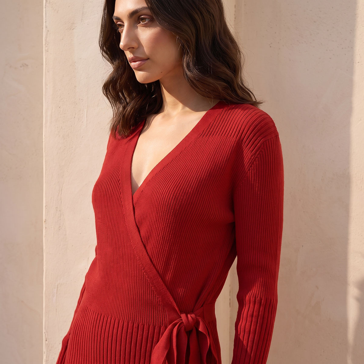 Splash Smart Top with Tie-Ups-women-clothing-shirtsandblouses-blouses-image-5
