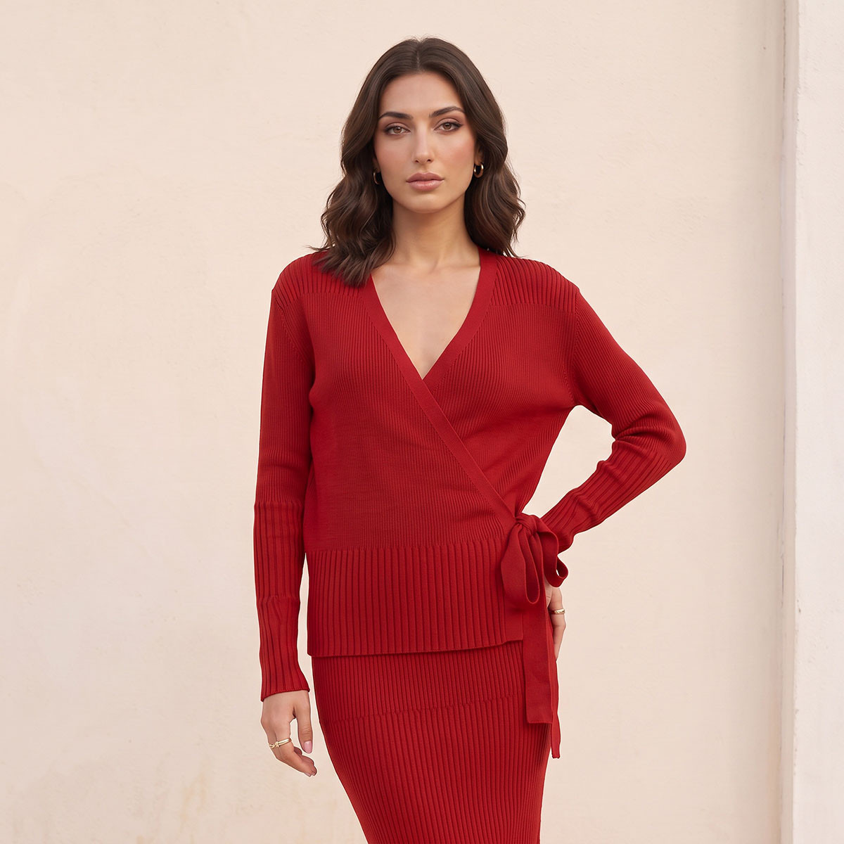 Splash Smart Top with Tie-Ups-women-clothing-shirtsandblouses-blouses-image-6