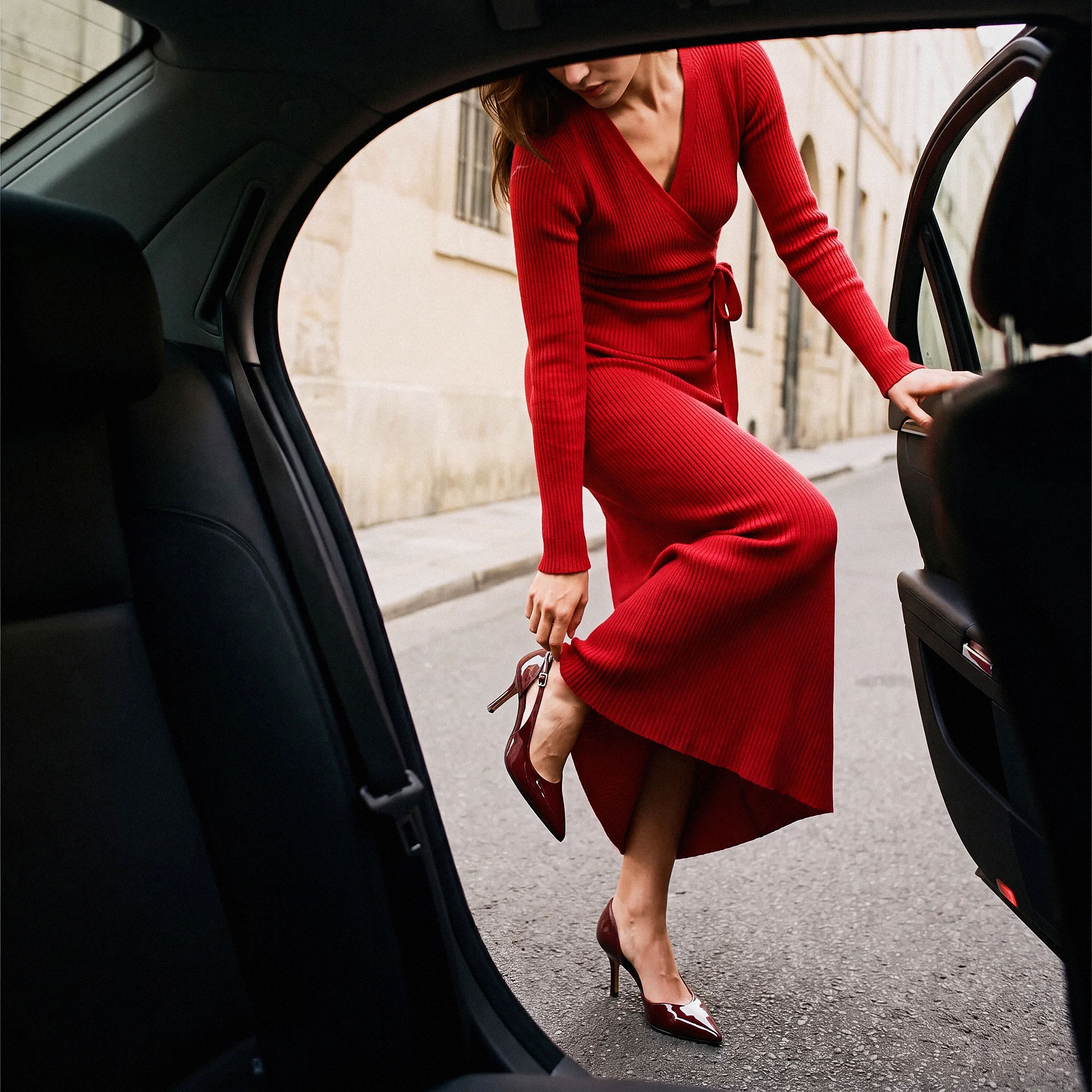 Splash Smart Maxi Ribbed Skirt with Elastic Waist-women-clothing-skirts-image-1