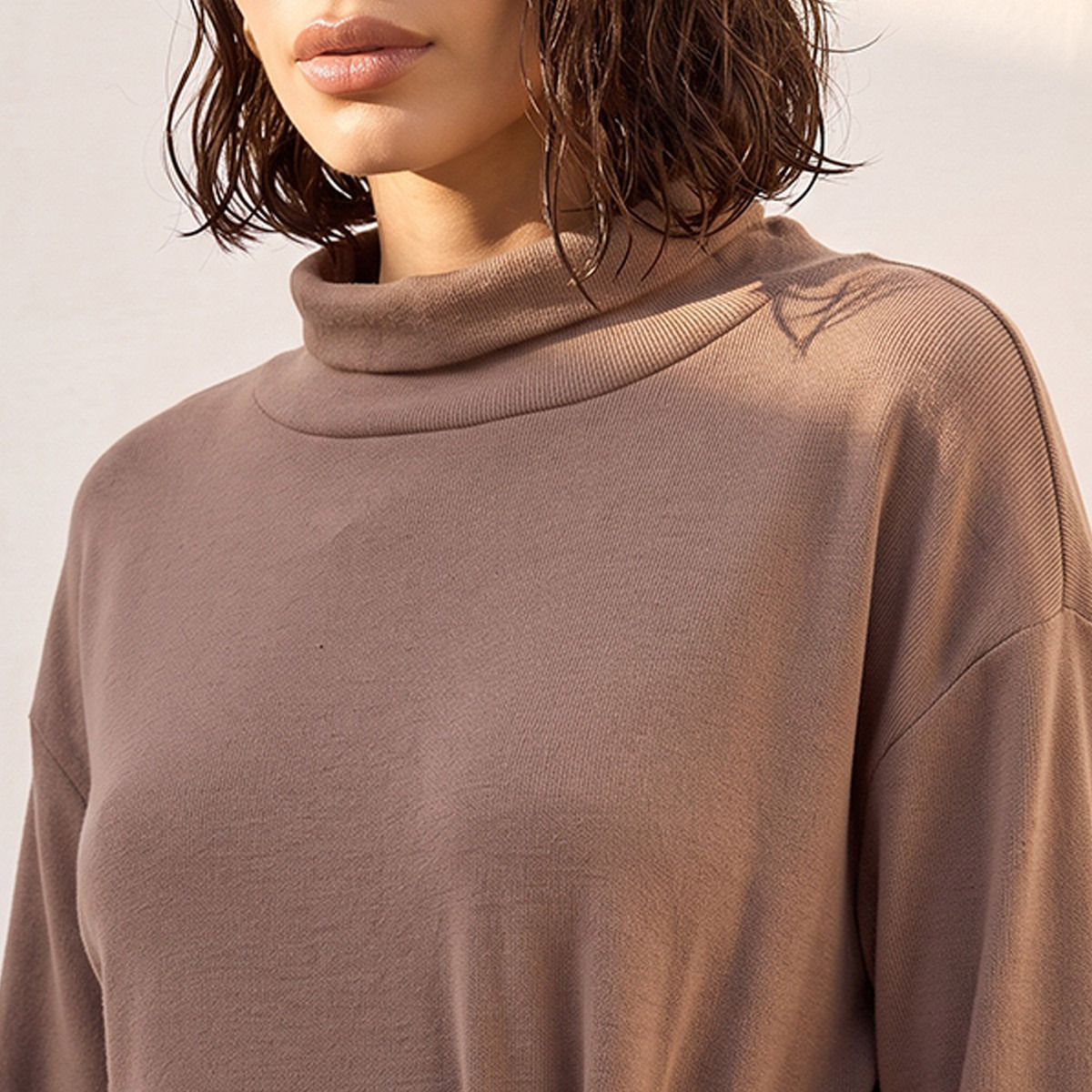 Splash Smart Relaxed Fit Turtleneck Top-women-clothing-shirtsandblouses-blouses-image-4