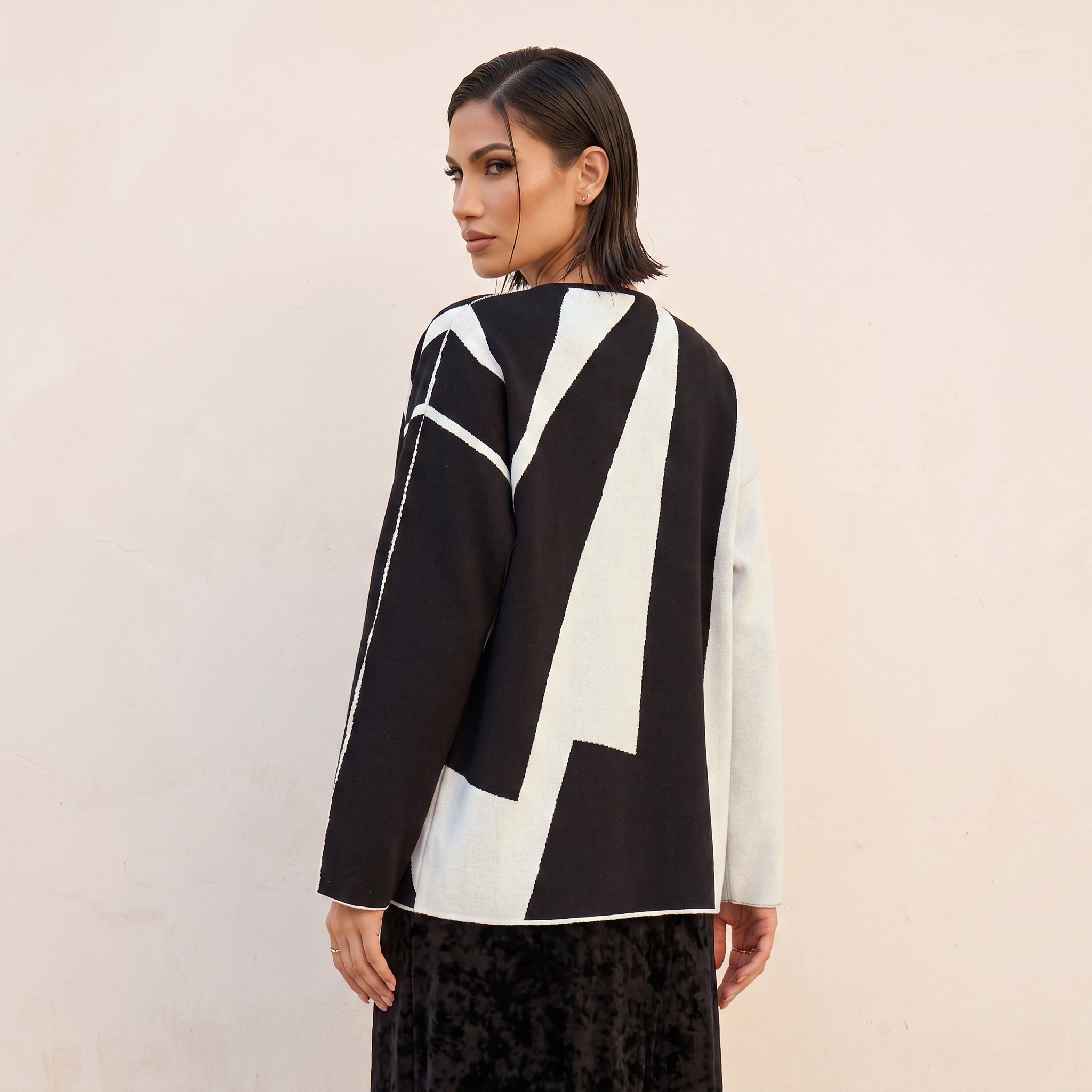 كارديجان مفتوح بطبعات من سبلاش سمارت-women-winterwear-cardigansandjumpers-cardigans-image-4