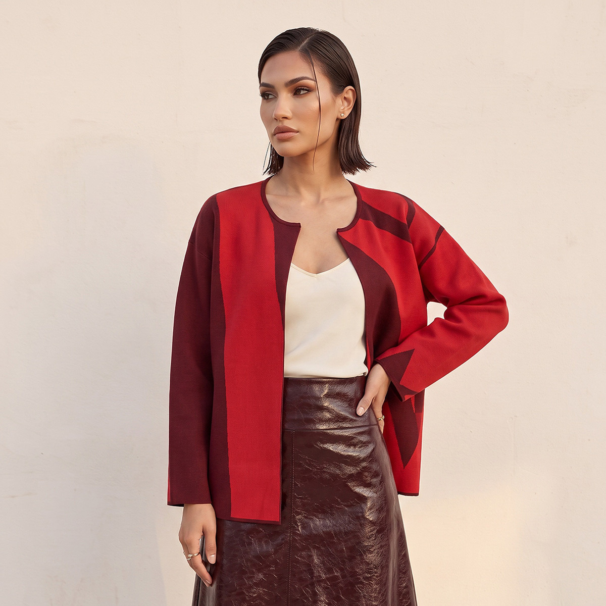 Splash Smart Open Cardigan with Print-women-winterwear-cardigansandjumpers-cardigans-image-2