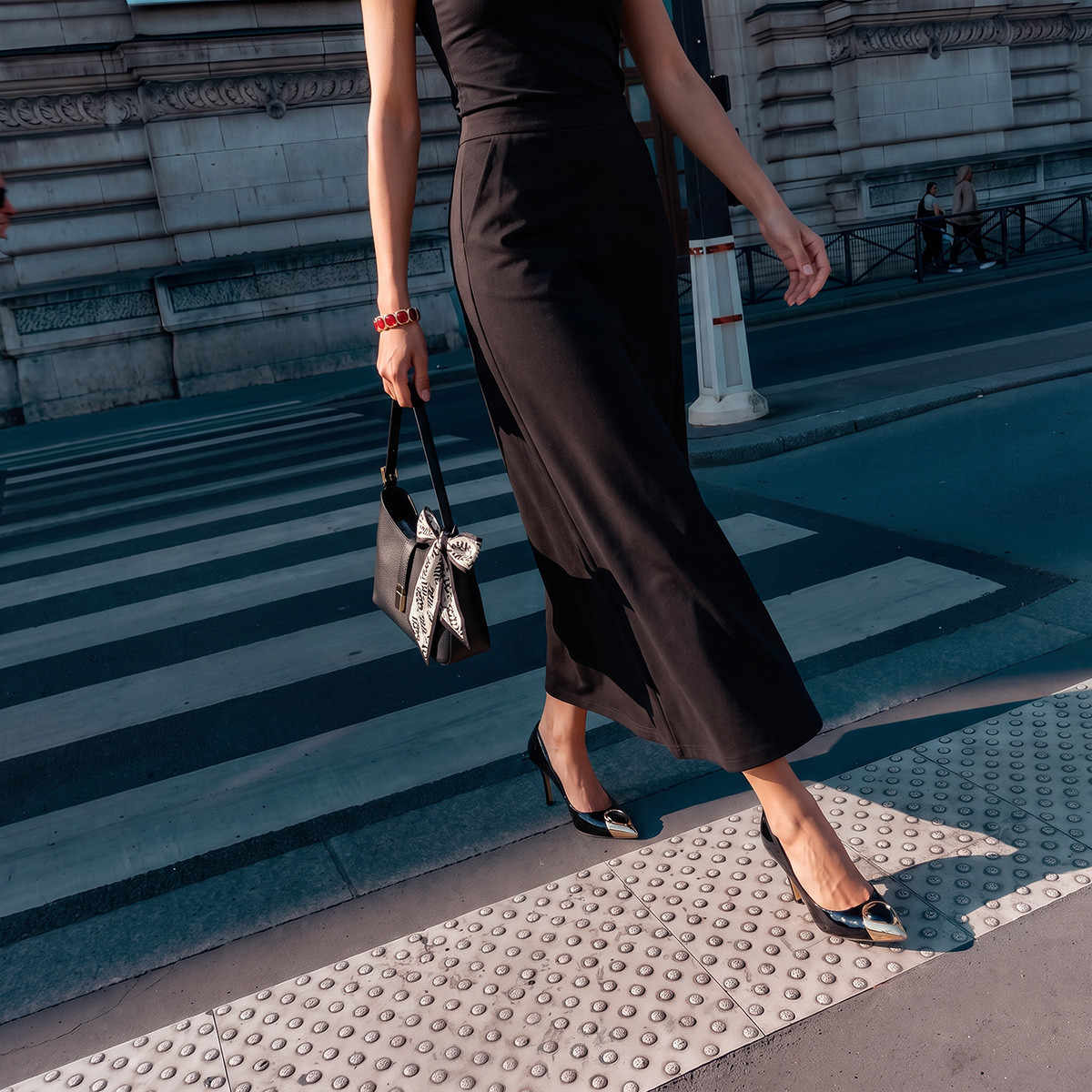 تنورة ماكسي بخصر مطاطي من سبلاش سمارت-women-clothing-skirts-image-1