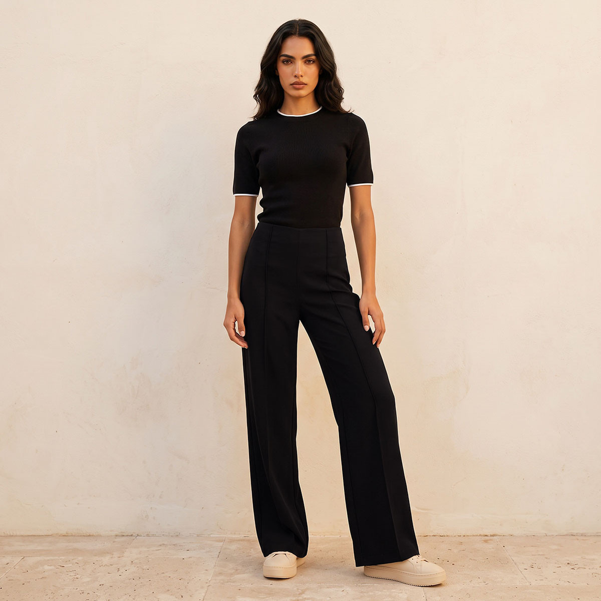 Splash Smart Wide Leg Trousers-women-clothing-trousers-image-4