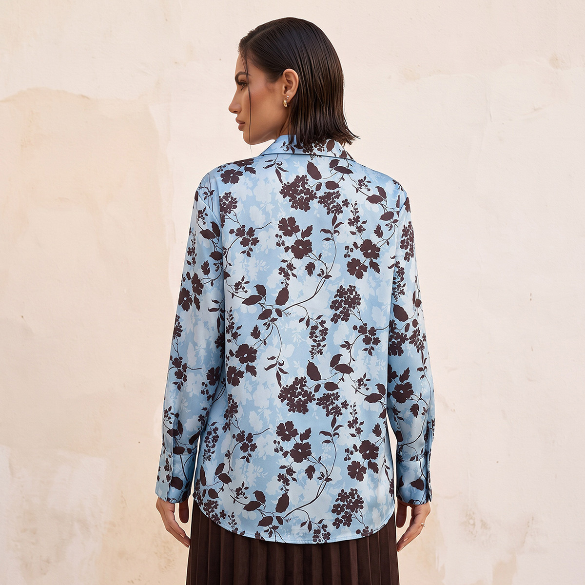 Splash Smart Satin Shirt with Floral Print-women-clothing-shirtsandblouses-blouses-image-3