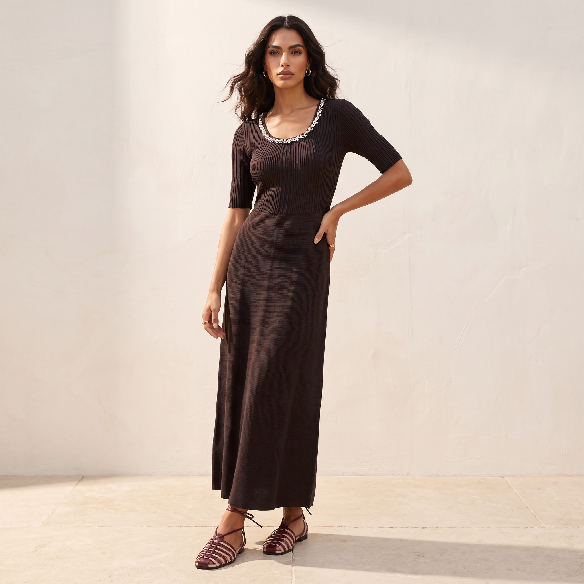 Splash Smart Maxi Dress with Embellishment-women-clothing-dresses-image-1