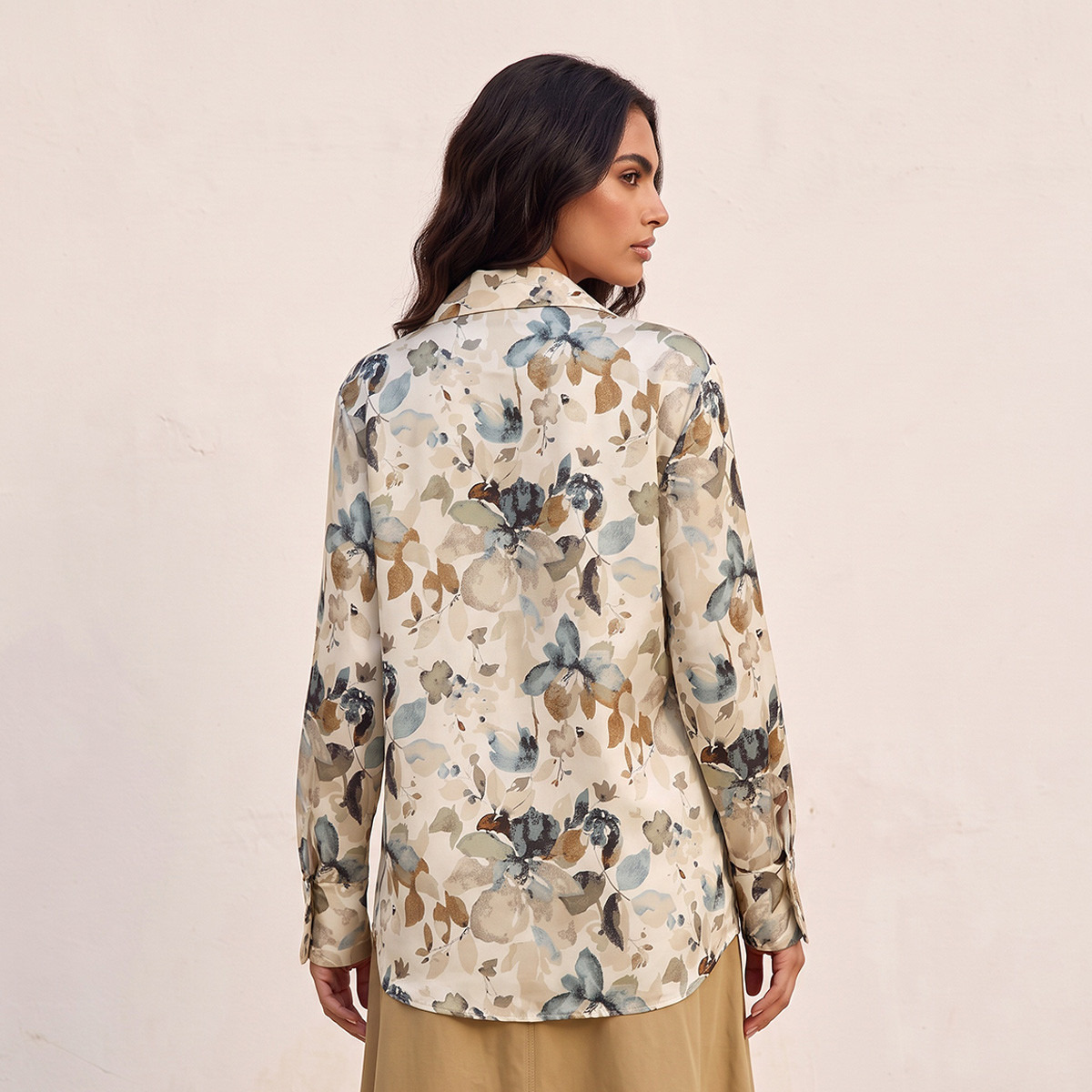 Splash Smart Satin Shirt with Floral Print-women-clothing-shirtsandblouses-shirts-image-3