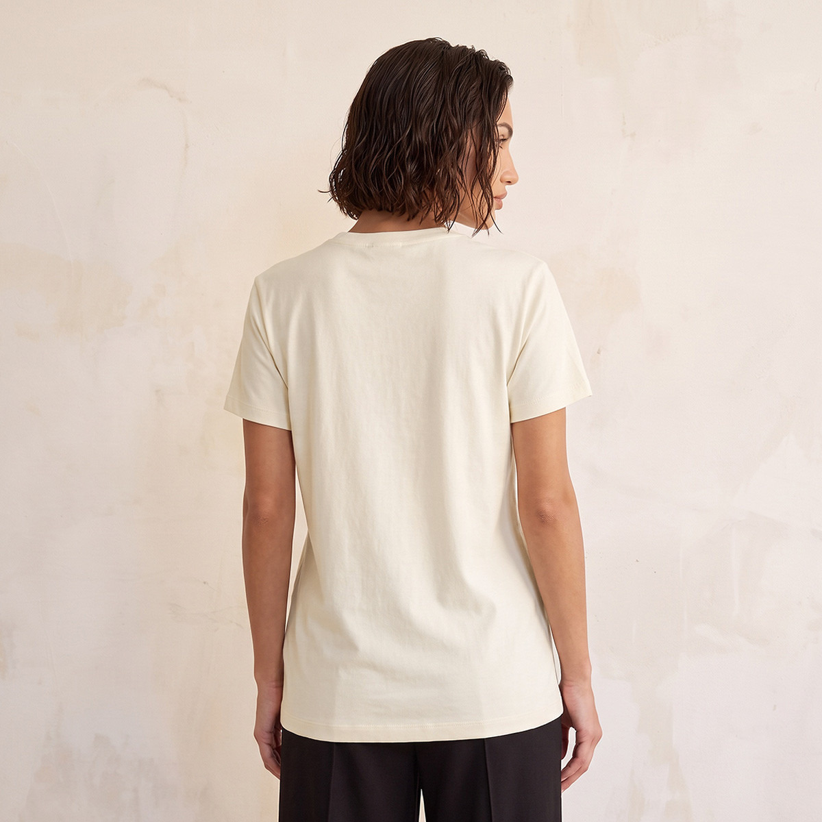 تيشيرت قطن بقصة مريحة وطبعات من سبلاش سمارت-women-clothing-tshirts-image-3