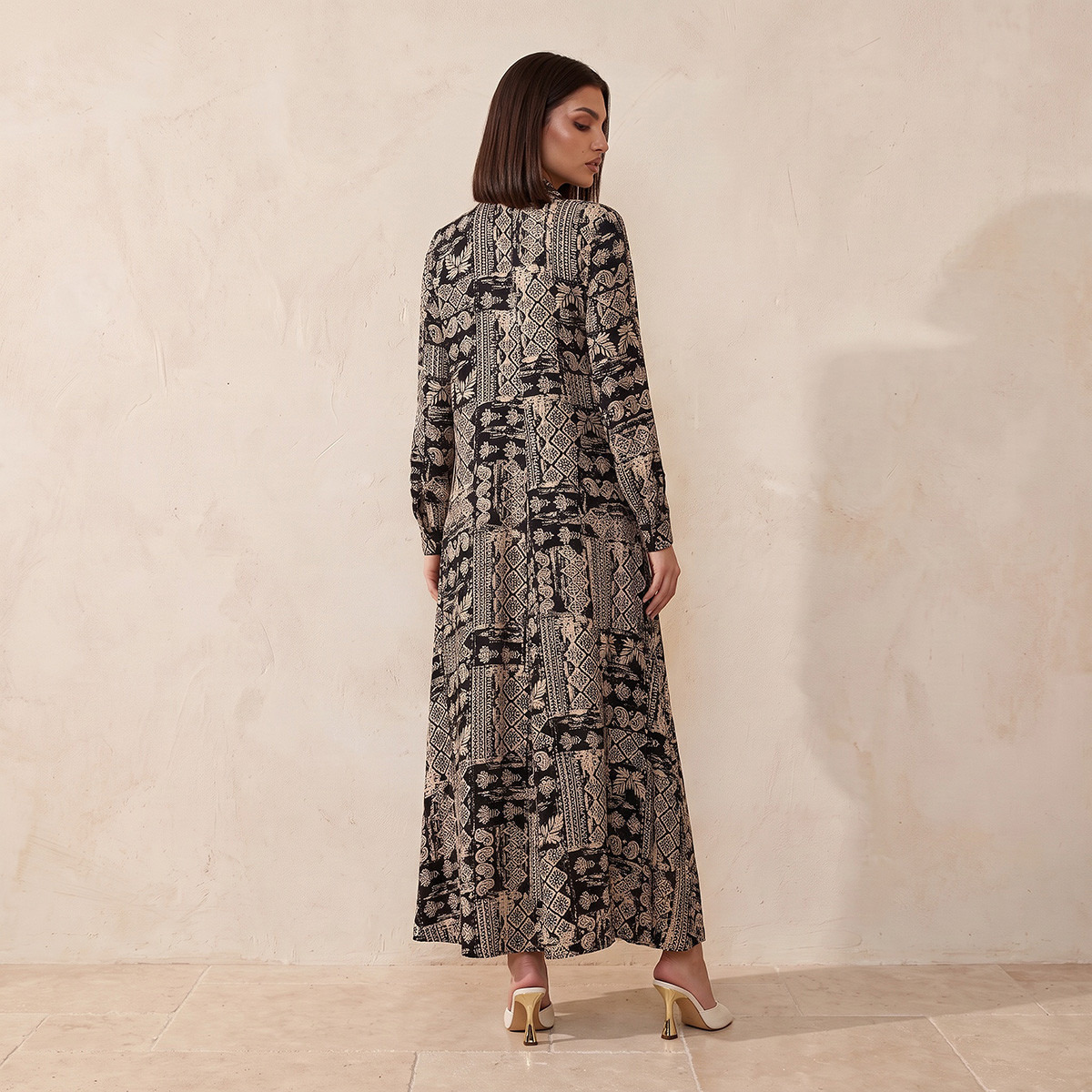 Splash Iconic Maxi Shirt Dress with Concealed Placket-women-clothing-dresses-image-3