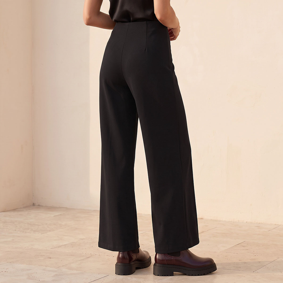 بنطلون واسع الساقين من سمارت من سبلاش-women-clothing-bottoms-pantsandchinos-image-3