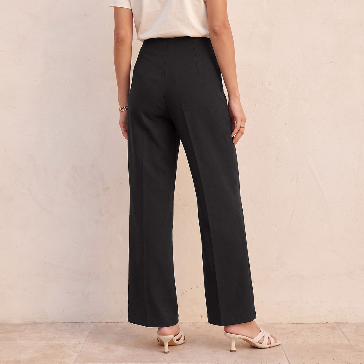 بنطلون واسع الساقين من سمارت من سبلاش-women-clothing-bottoms-pantsandchinos-image-3