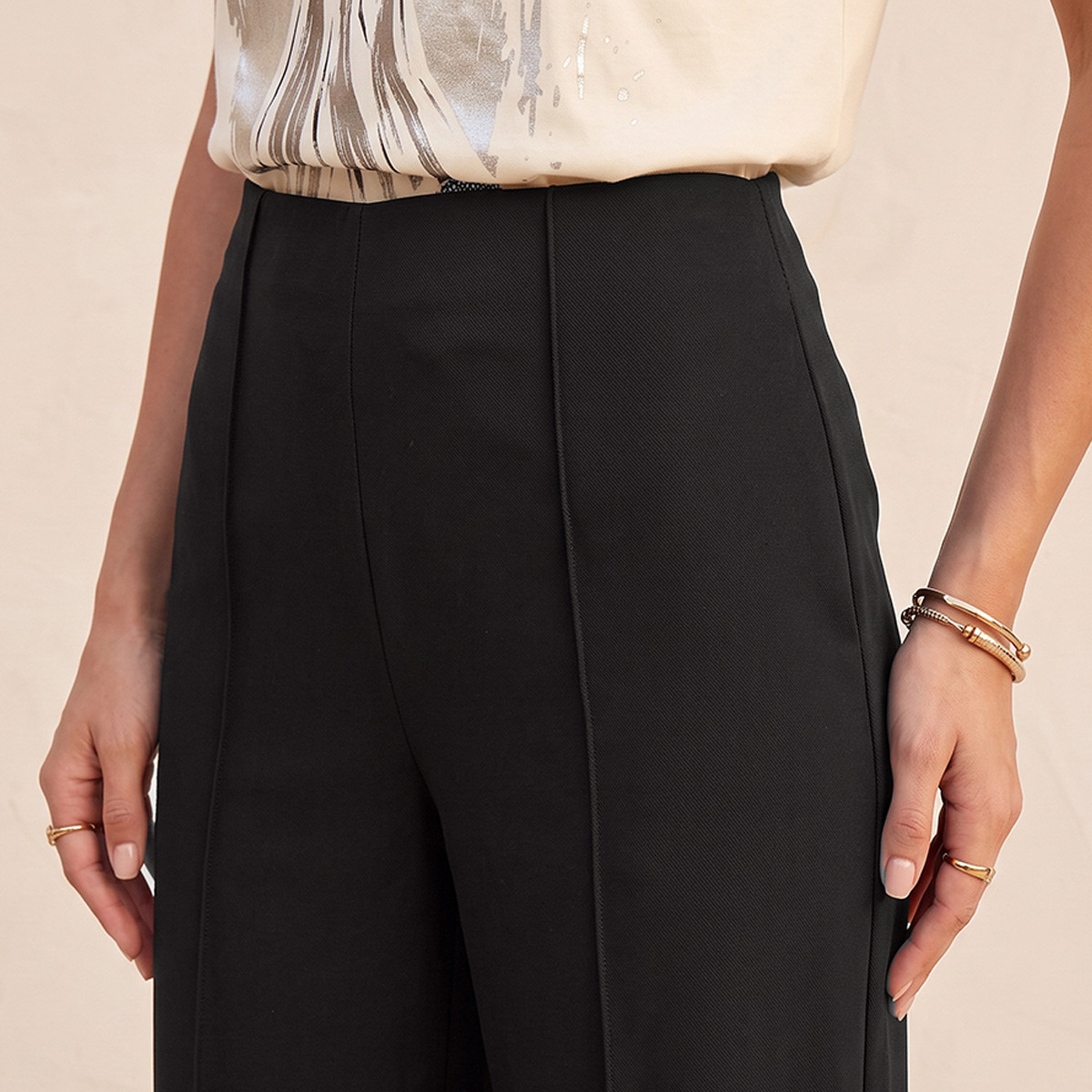 بنطلون واسع الساقين من سمارت من سبلاش-women-clothing-bottoms-pantsandchinos-image-5