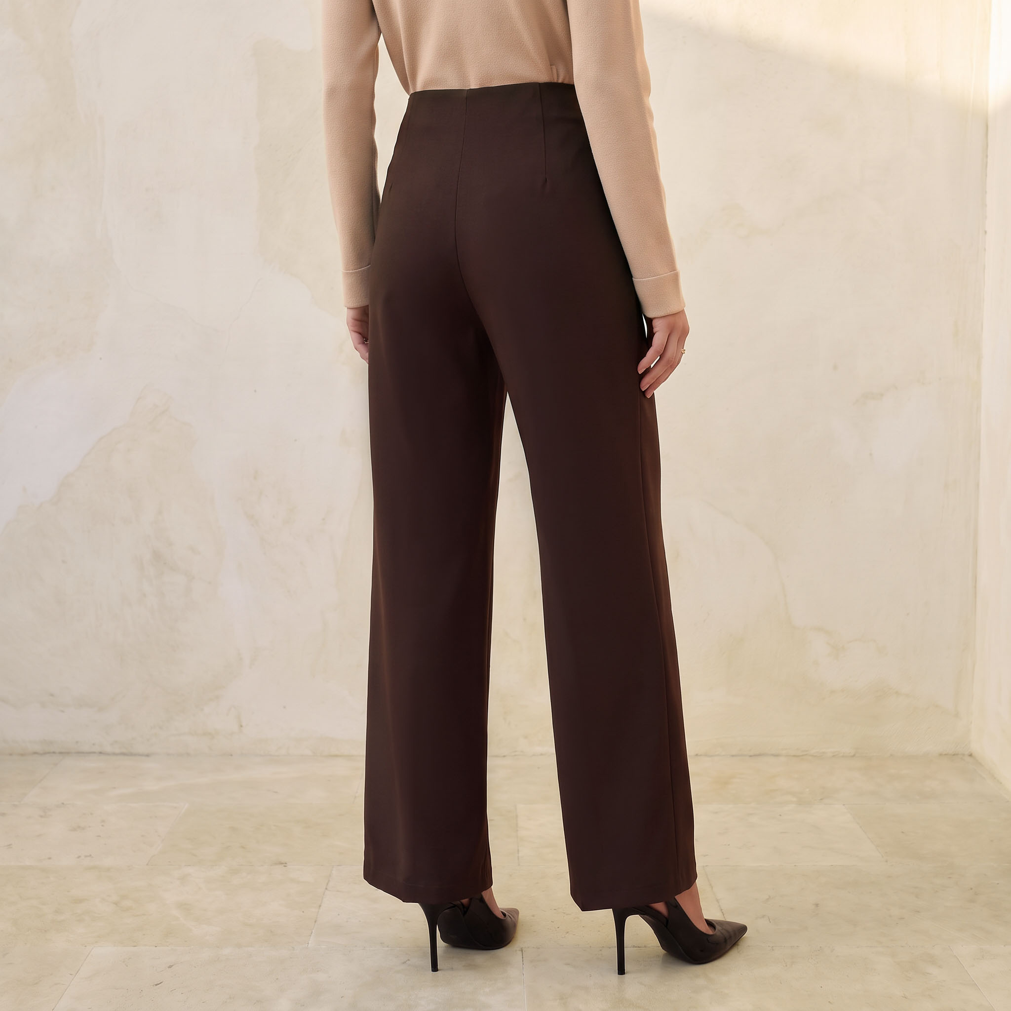 بنطلون واسع الساقين من سمارت من سبلاش-women-clothing-bottoms-pantsandchinos-image-3