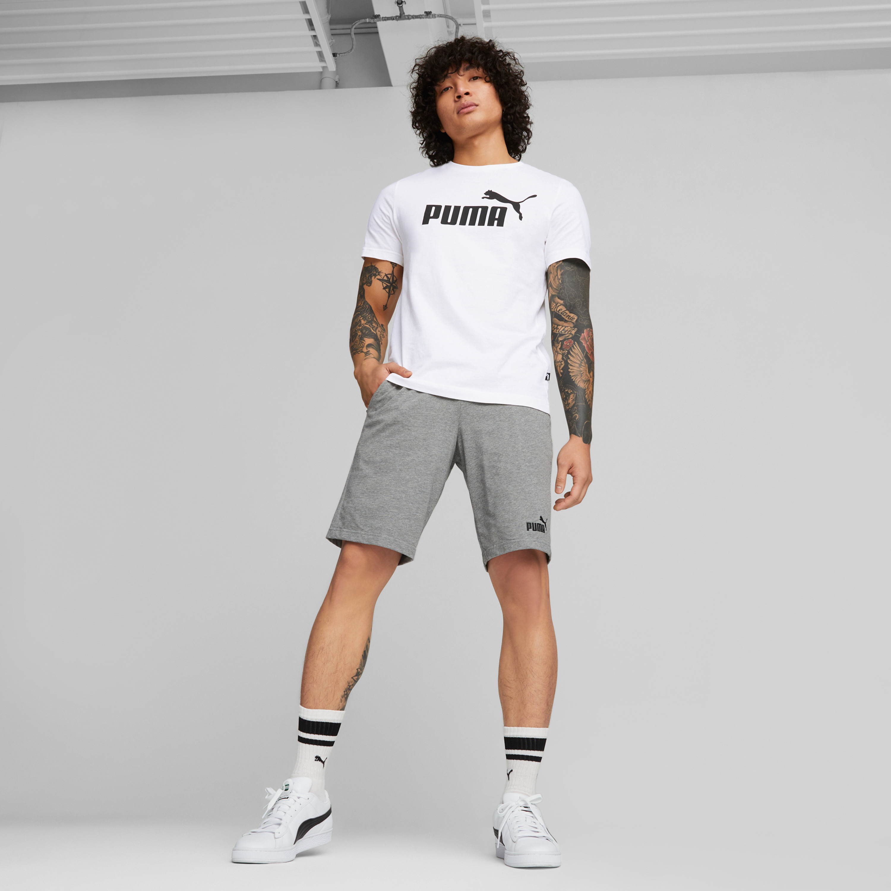 Puma ESS Logo Men's Tee 586666 | OE-men-clothing-sportswearandactivewear-tshirtsandpolos-image-13