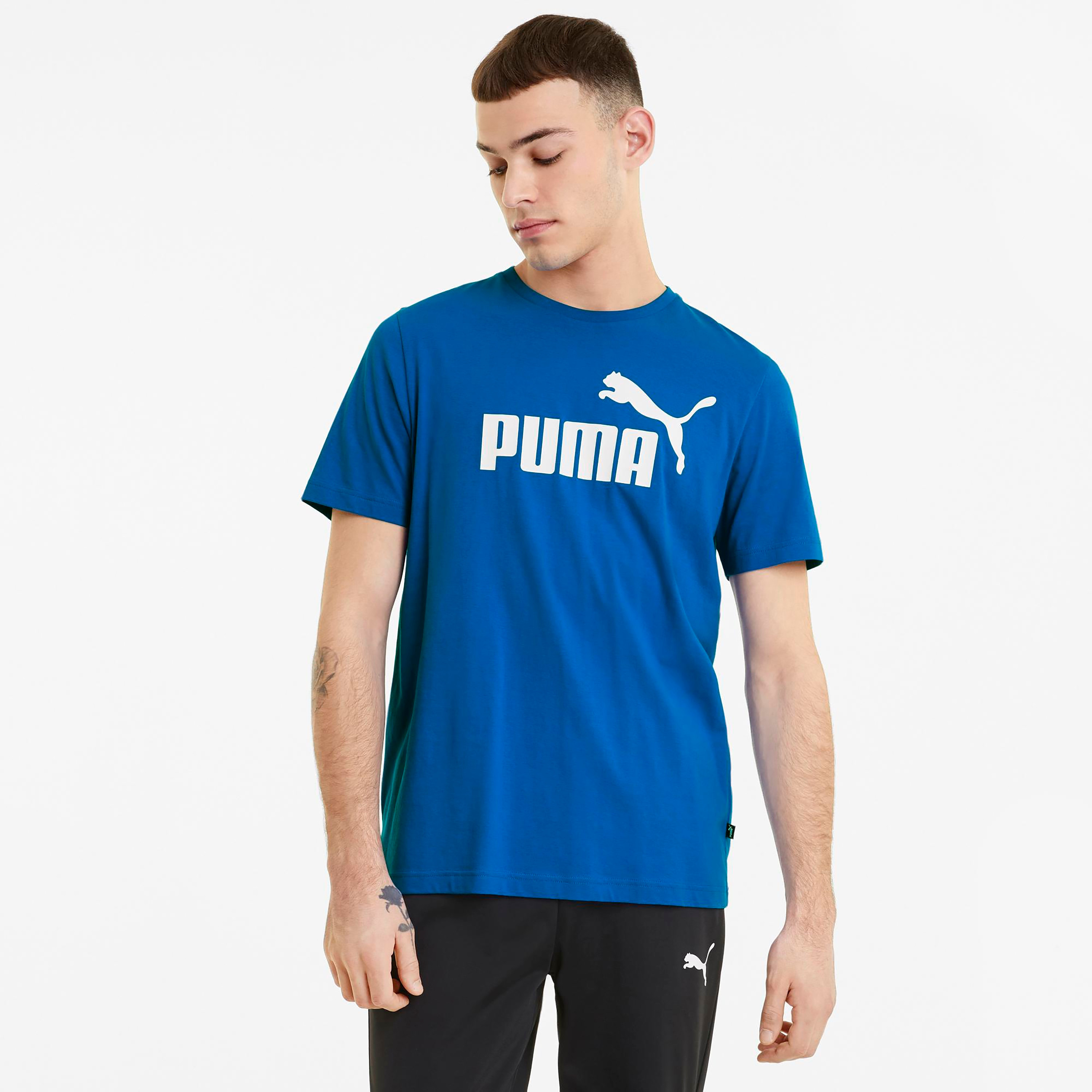 تيشيرت بشعار إي اس اس للرجال من بوما 58666658 | OE-men-clothing-sportswearandactivewear-tshirtsandpolos-image-1