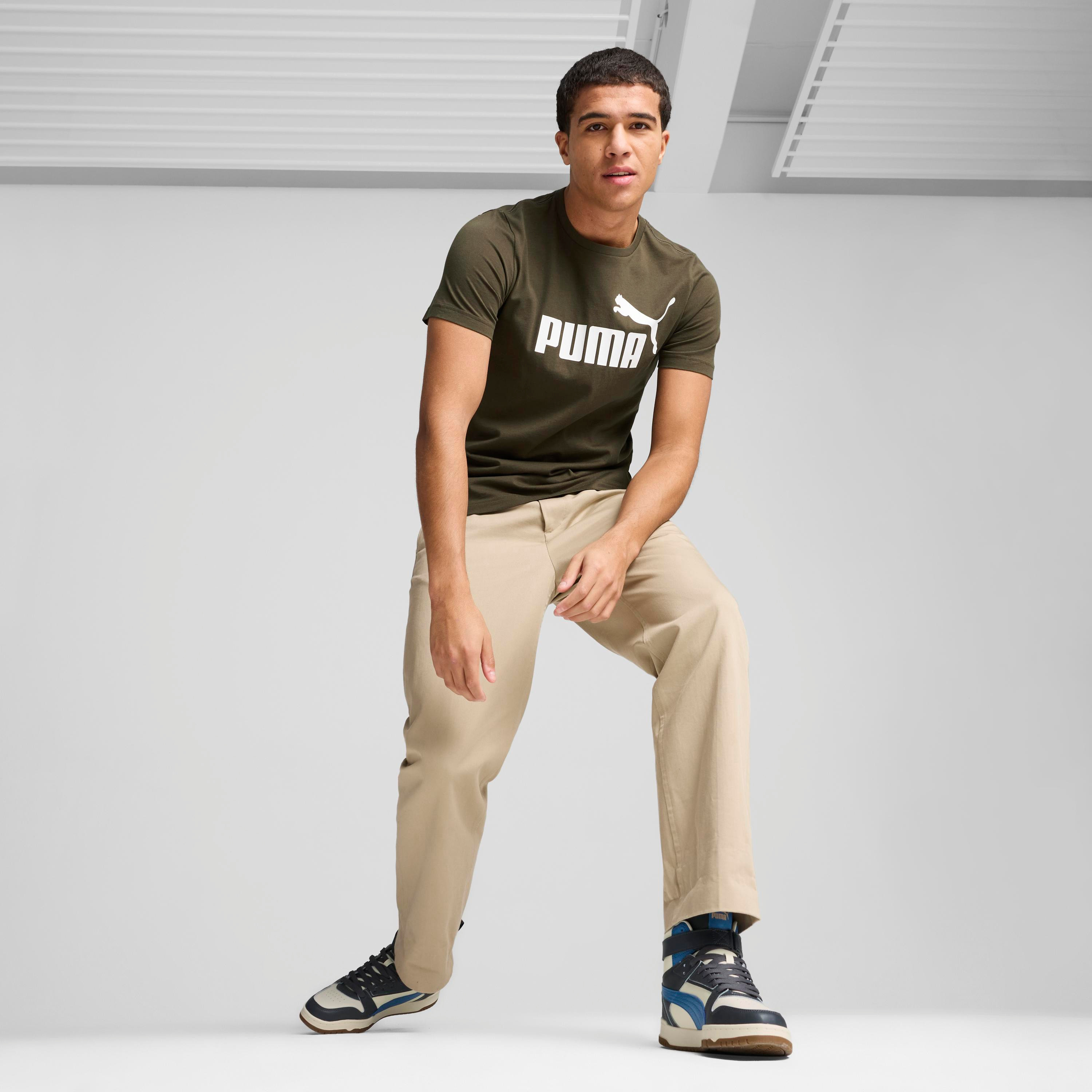 Puma Men's ESS Logo T-Shirt | OE-men-clothing-sportswearandactivewear-tshirtsandpolos-image-2