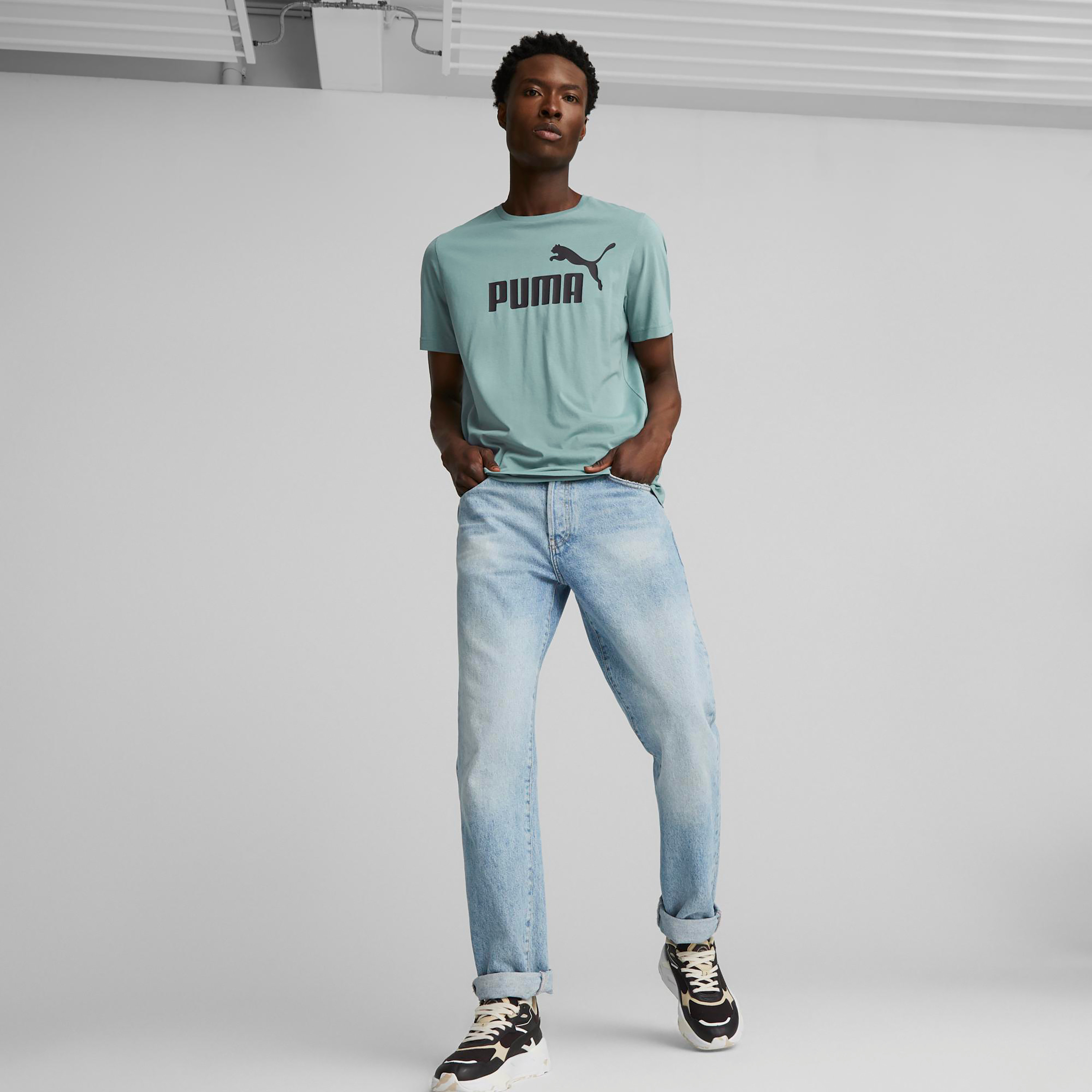 Puma ESS Logo Men's Tee 586667 | OE-men-clothing-sportswearandactivewear-tshirtsandpolos-image-2
