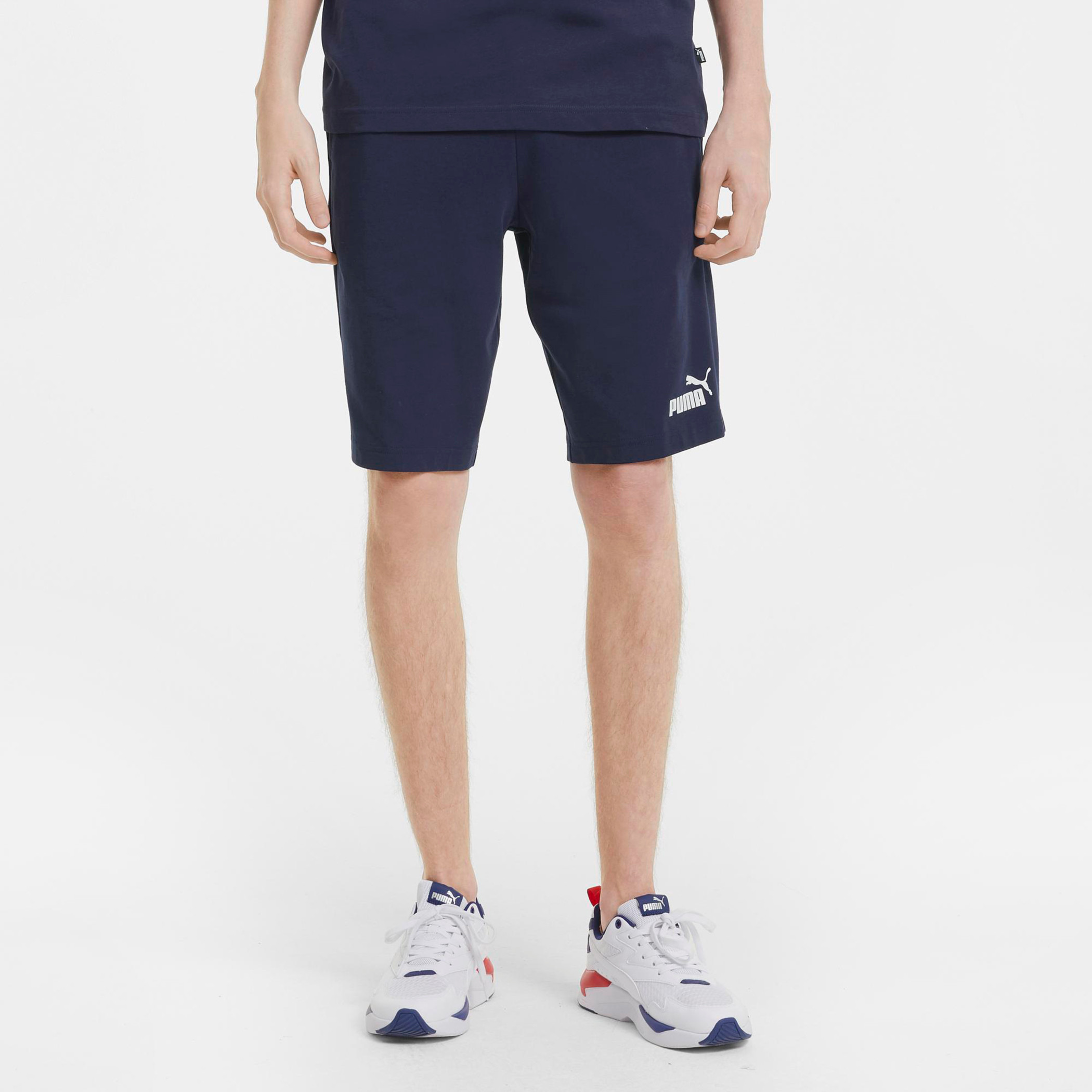 شورتس بوما إيس جيرسي بشعار للرجال-men-clothing-bottoms-shorts-image-1