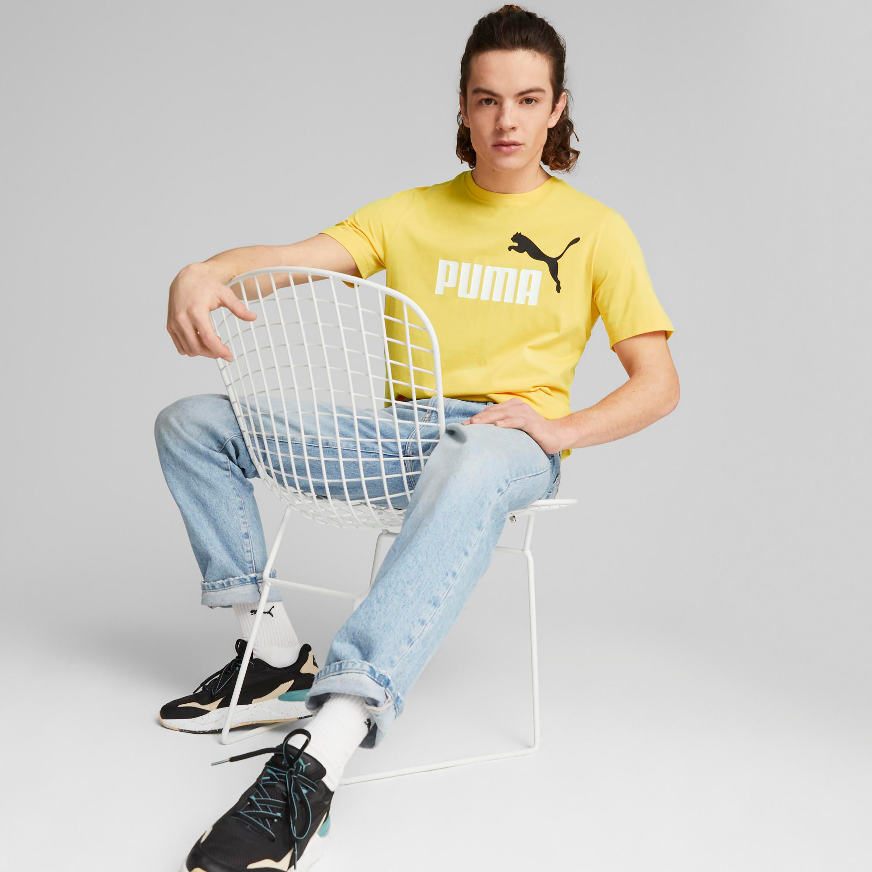 Puma Essential 2 Logo Men T-Shirt 58675943-men-clothing-sportswearandactivewear-tshirtsandpolos-image-2
