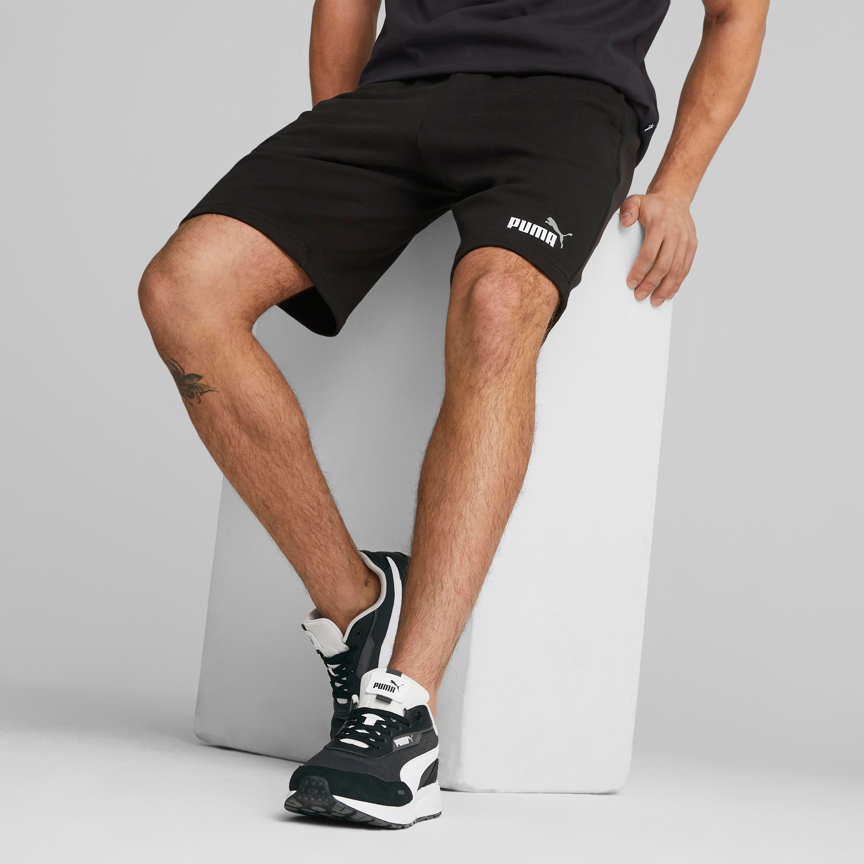 شورت بوما إسنشيال 2 كول شورت 10 بوصات للرجال | 586766-men-clothing-bottoms-shorts-image-1