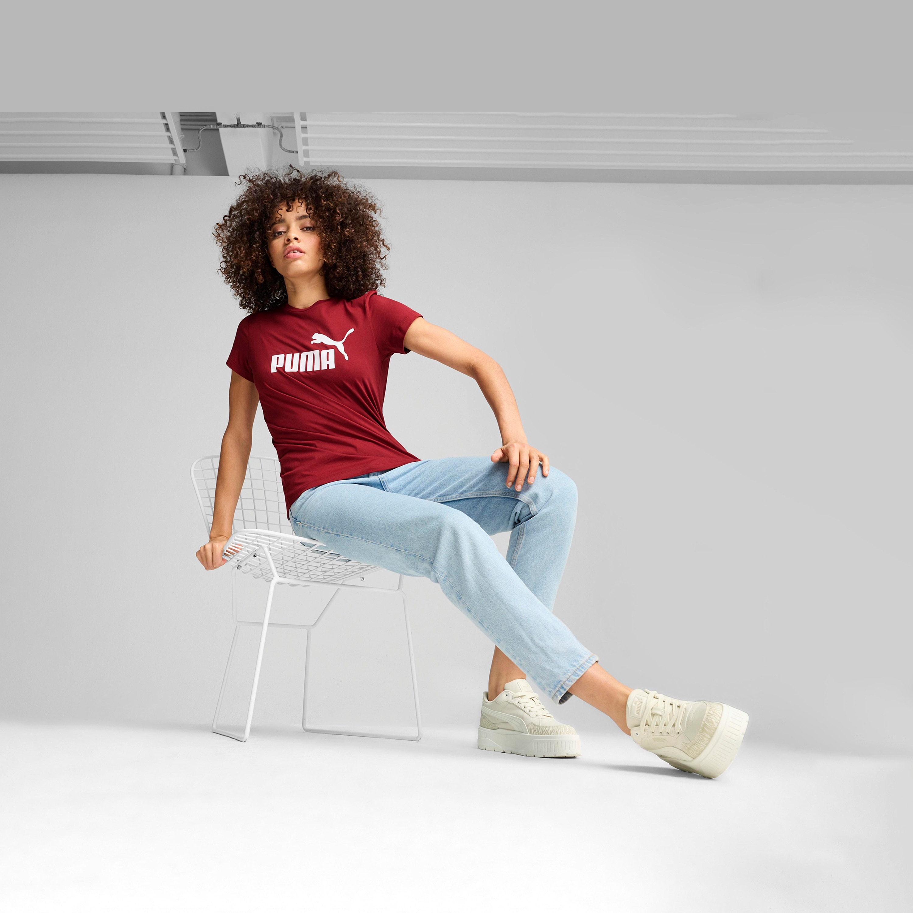 تيشيرت بشعار إي اس اس للسيدات من بوما | OE-women-clothing-tshirts-image-2