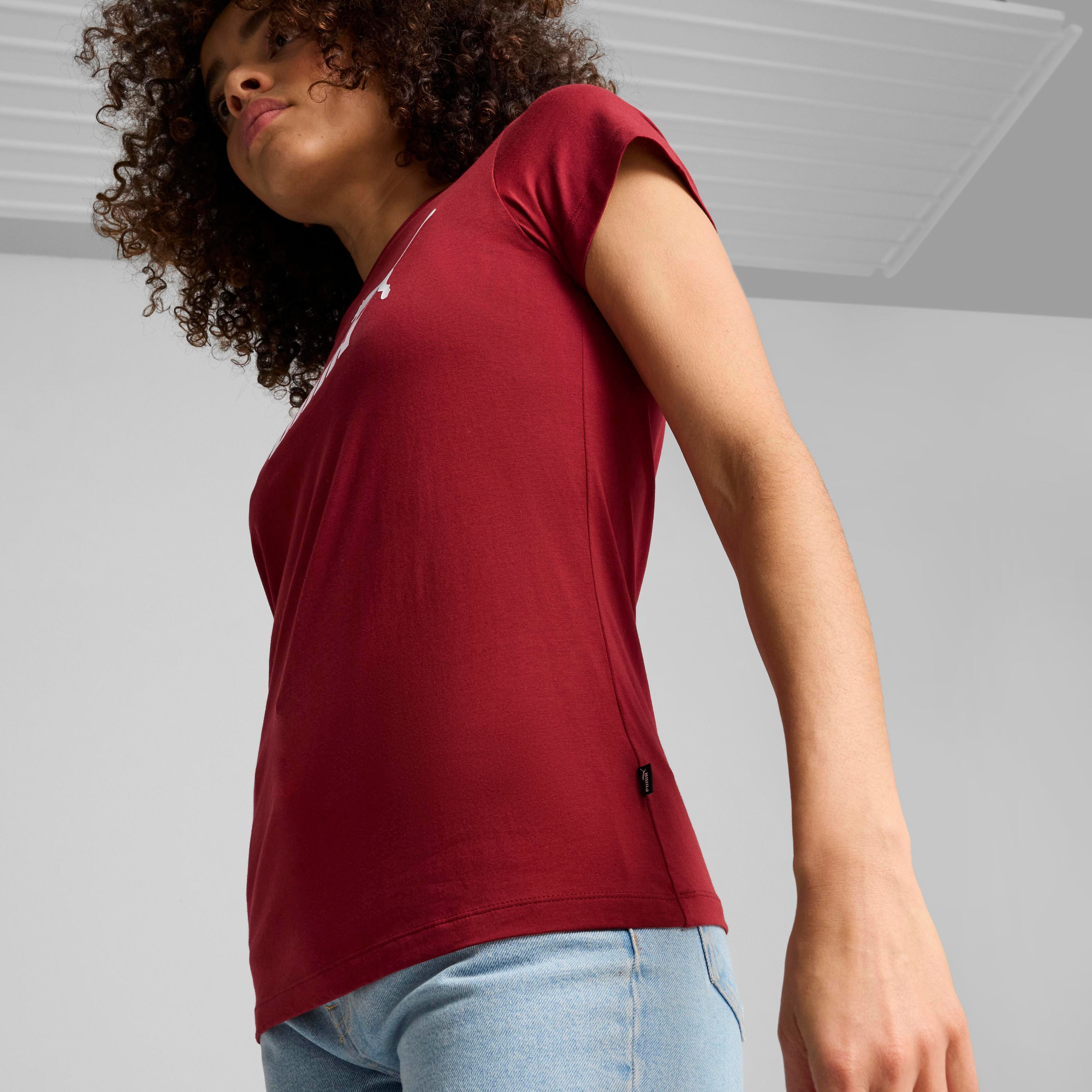 تيشيرت بشعار إي اس اس للسيدات من بوما | OE-women-clothing-tshirts-image-4