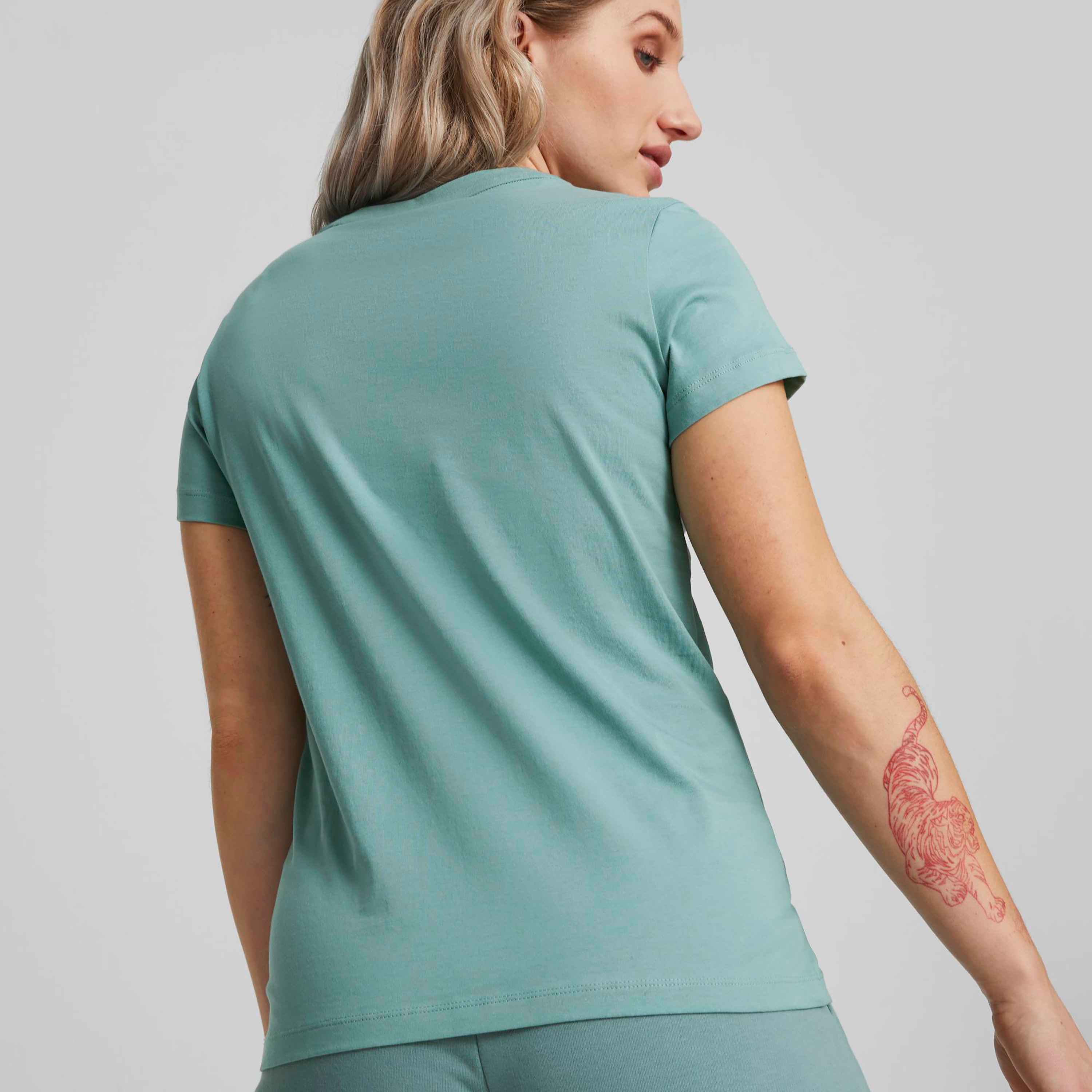 Puma ESS Logo Tee Women's Tee 586775 | OE-women-clothing-tshirts-image-4