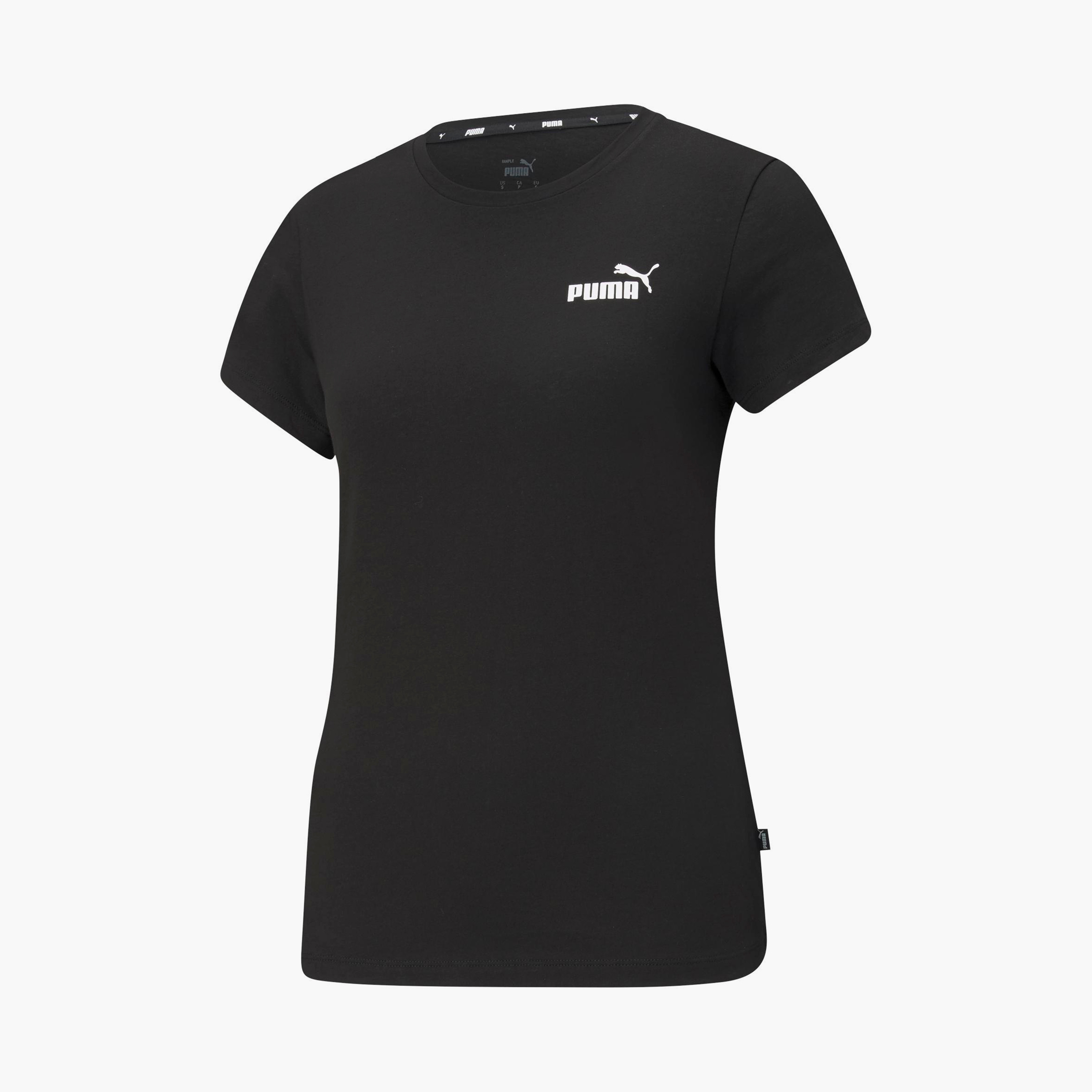 تي شيرت من بوما إسنشيال لوجو صغير للنساء | 586776-women-clothing-tshirts-image-1