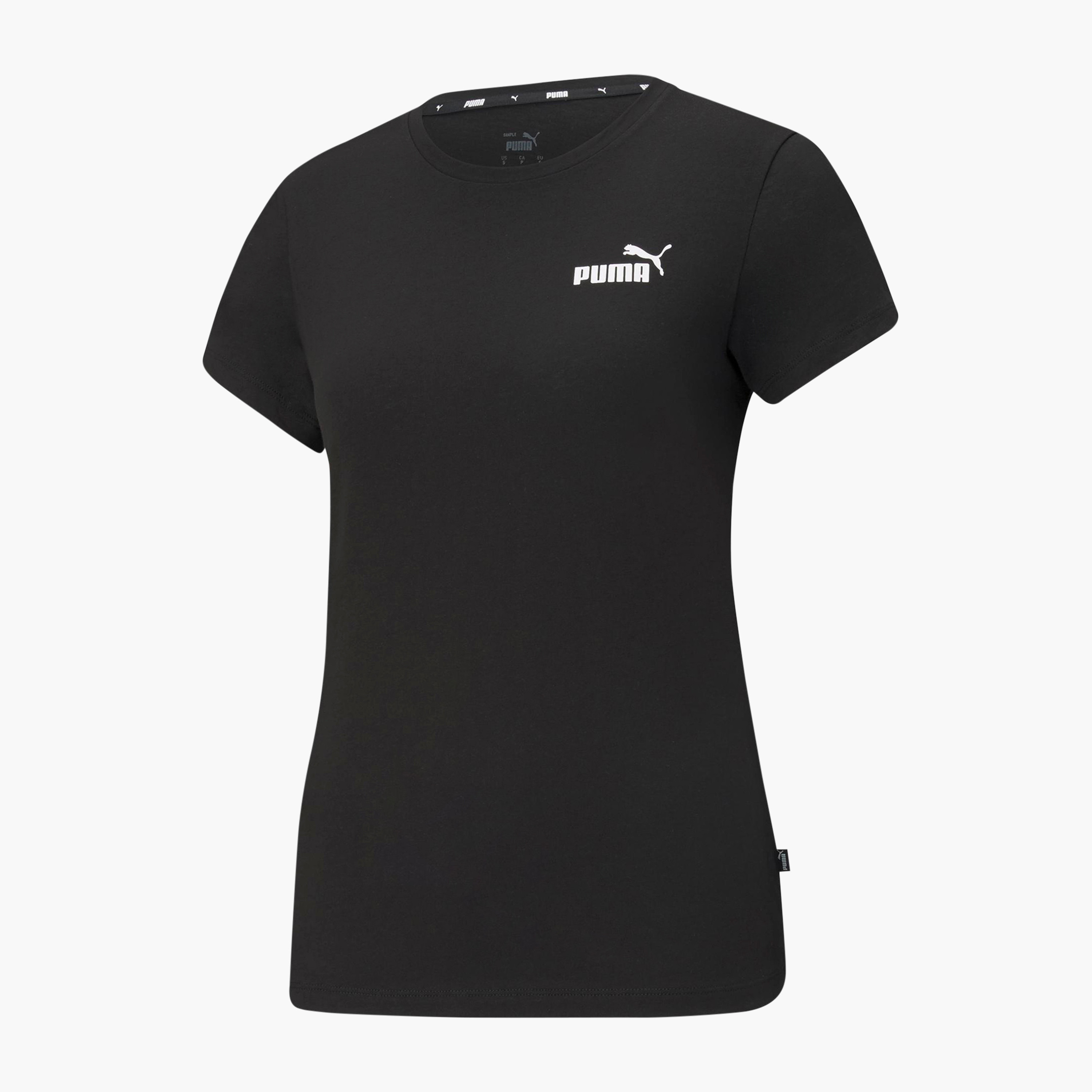 تي شيرت من بوما إسنشيال لوجو صغير للنساء | 586776-women-clothing-tshirts-image-3