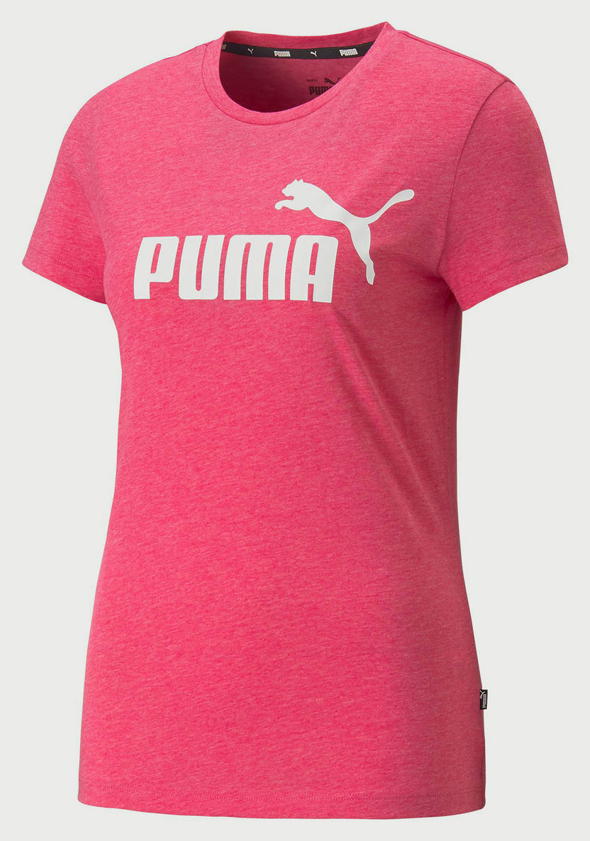 Buy Women's Puma Essential Logo Heather Women T-Shirt 58687696 Online |  Centrepoint KSA