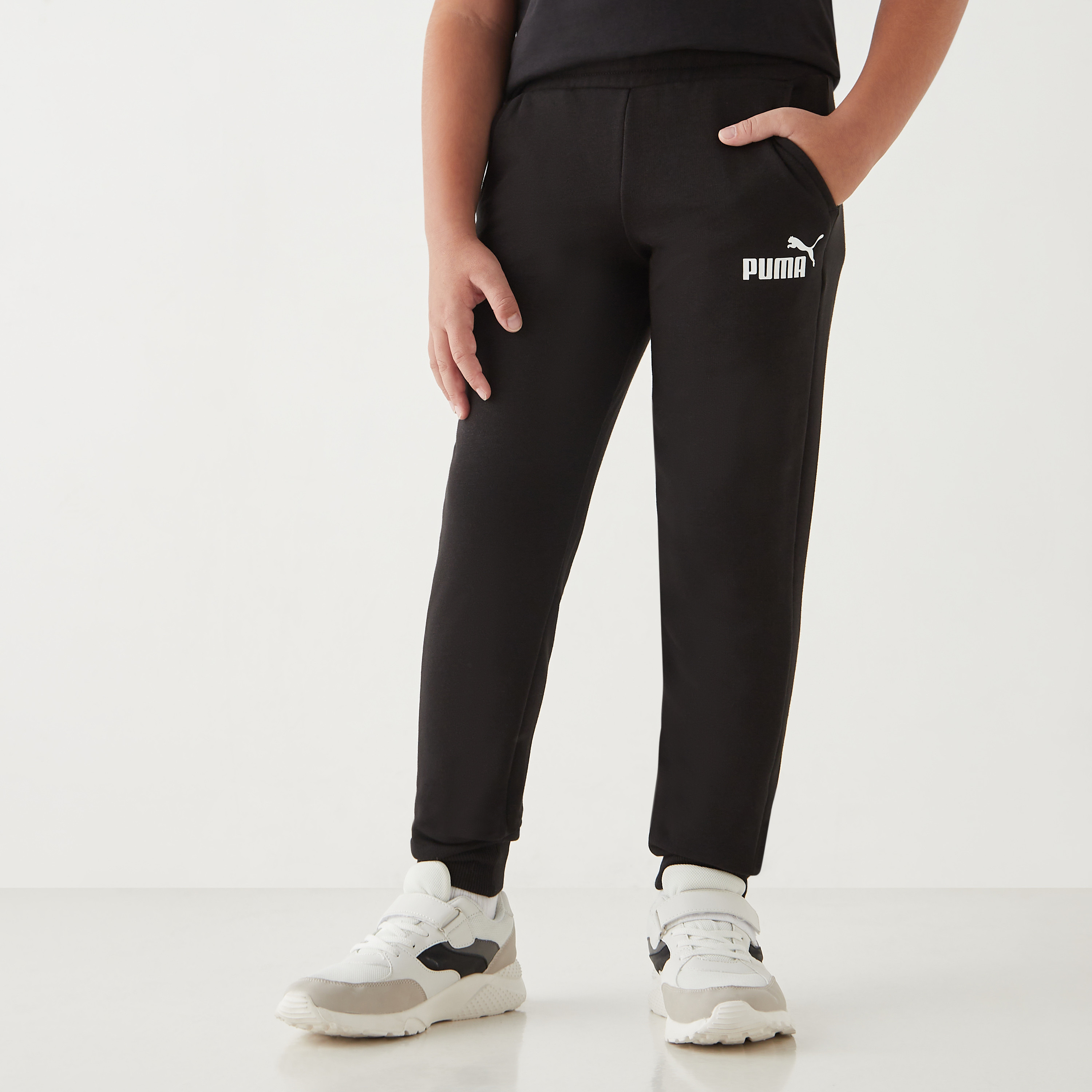 Buy PUMA Logo Print Joggers with Pockets and Elasticated Waistband Online Babyshop UAE