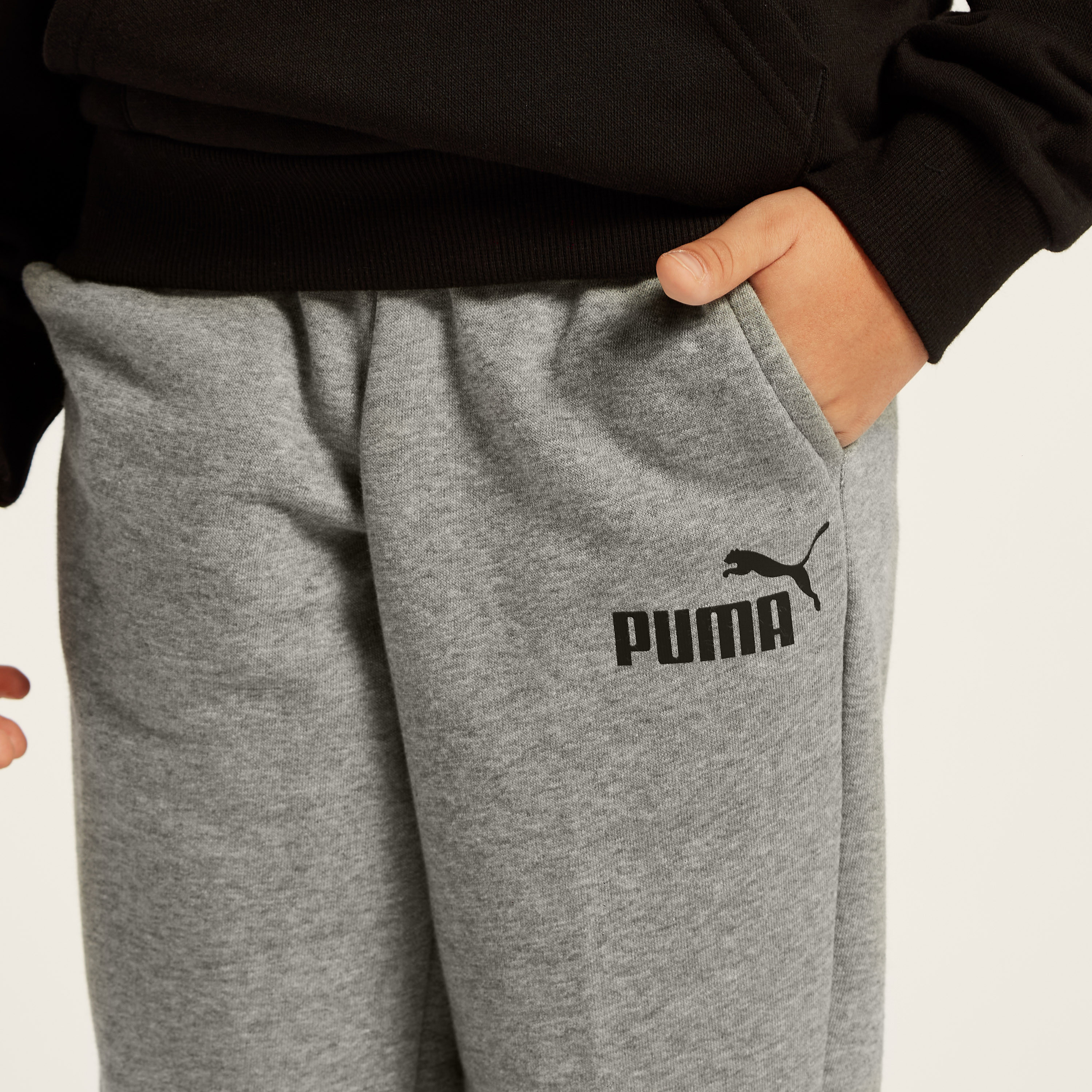 PUMA Printed Joggers with Pockets and Elasticated Waistband-boys-clothing-bottoms-joggersandtrackpants-image-3