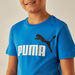 PUMA Logo Print Crew Neck T-shirt-Tops-thumbnail-3