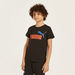PUMA Logo Print Round Neck T-shirt with Short Sleeves-Tops-thumbnailMobile-0