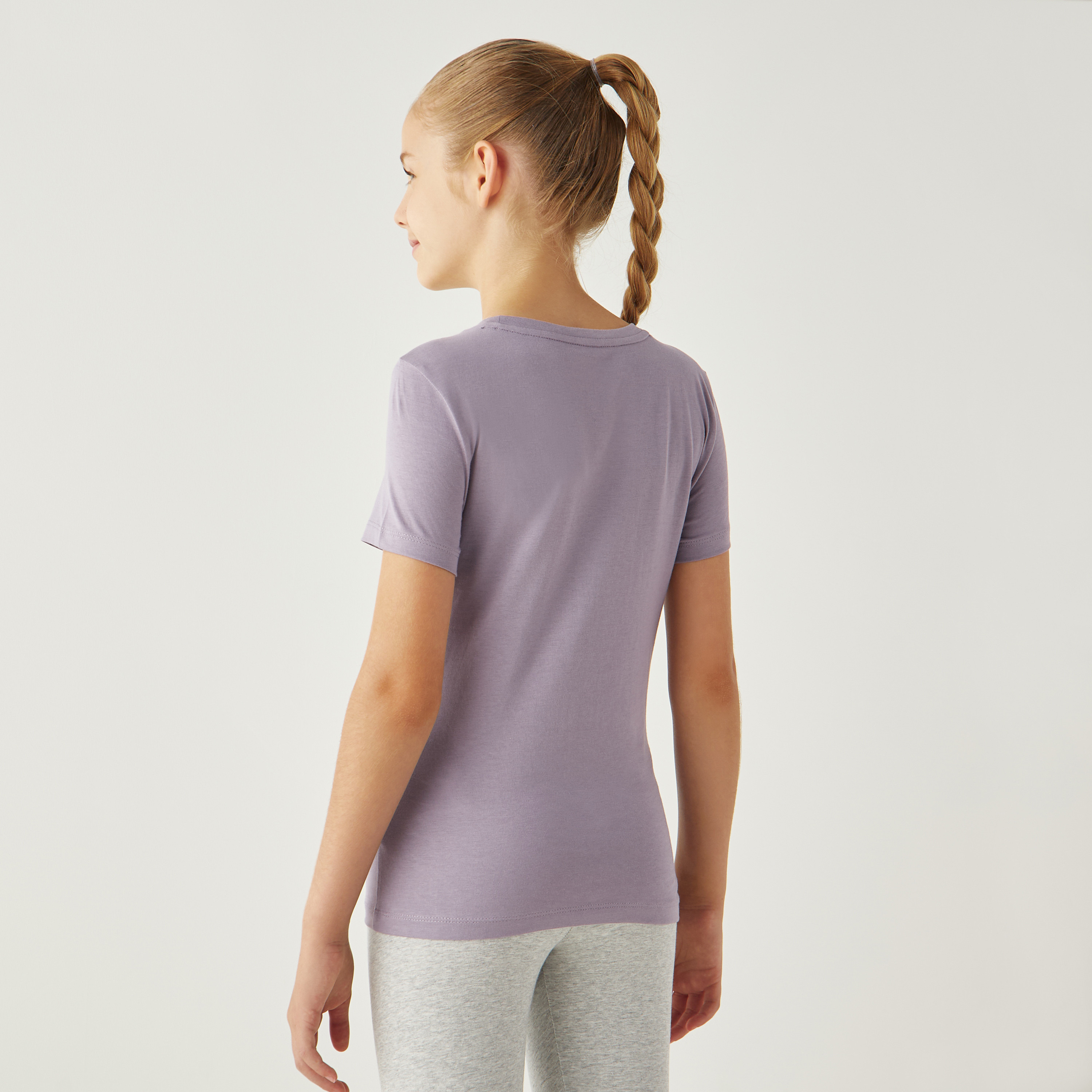 تيشيرت بياقة مستديرة وأكمام قصيرة وطبعات شعار من بوما-sports-girls-clothing-tops-image-3