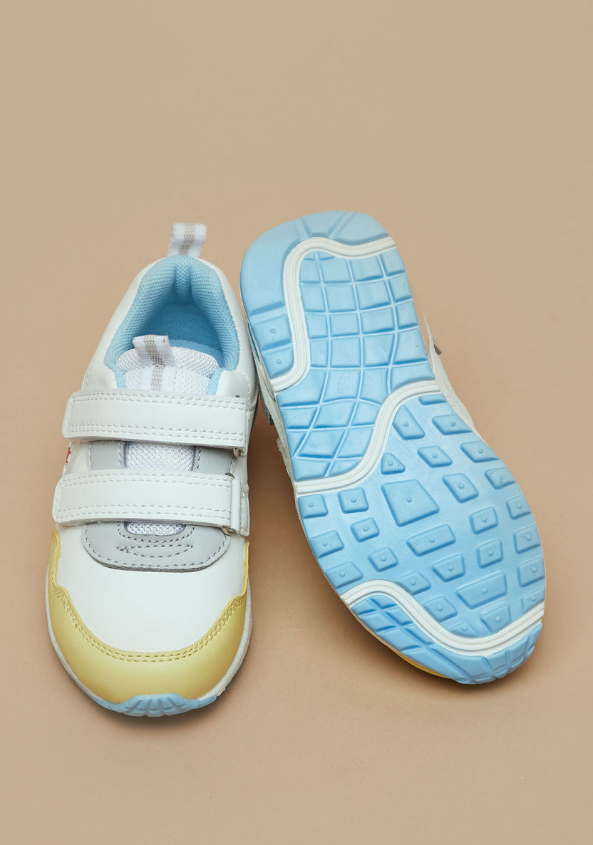 Lee Cooper Boys' Panel Detail Sneakers with Hook and Loop Closure-Boy%27s Sneakers-image-2