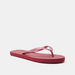 Textured Slip-On Thong Slippers-Women%27s Flip Flops & Beach Slippers-thumbnail-1