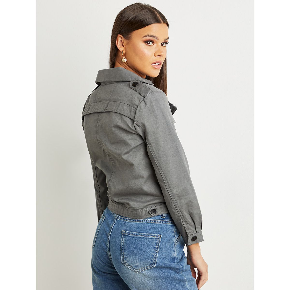 جاكيت قصير بأزرار من ستايلي-women-winterwear-coatsandjackets-jackets-image-4