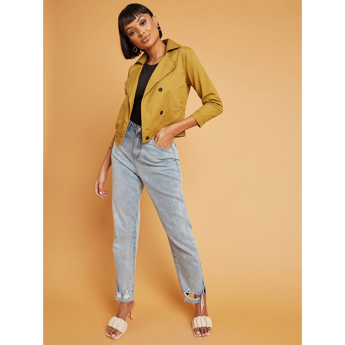 جاكيت قصير بأزرار من ستايلي-women-winterwear-coatsandjackets-jackets-image-2
