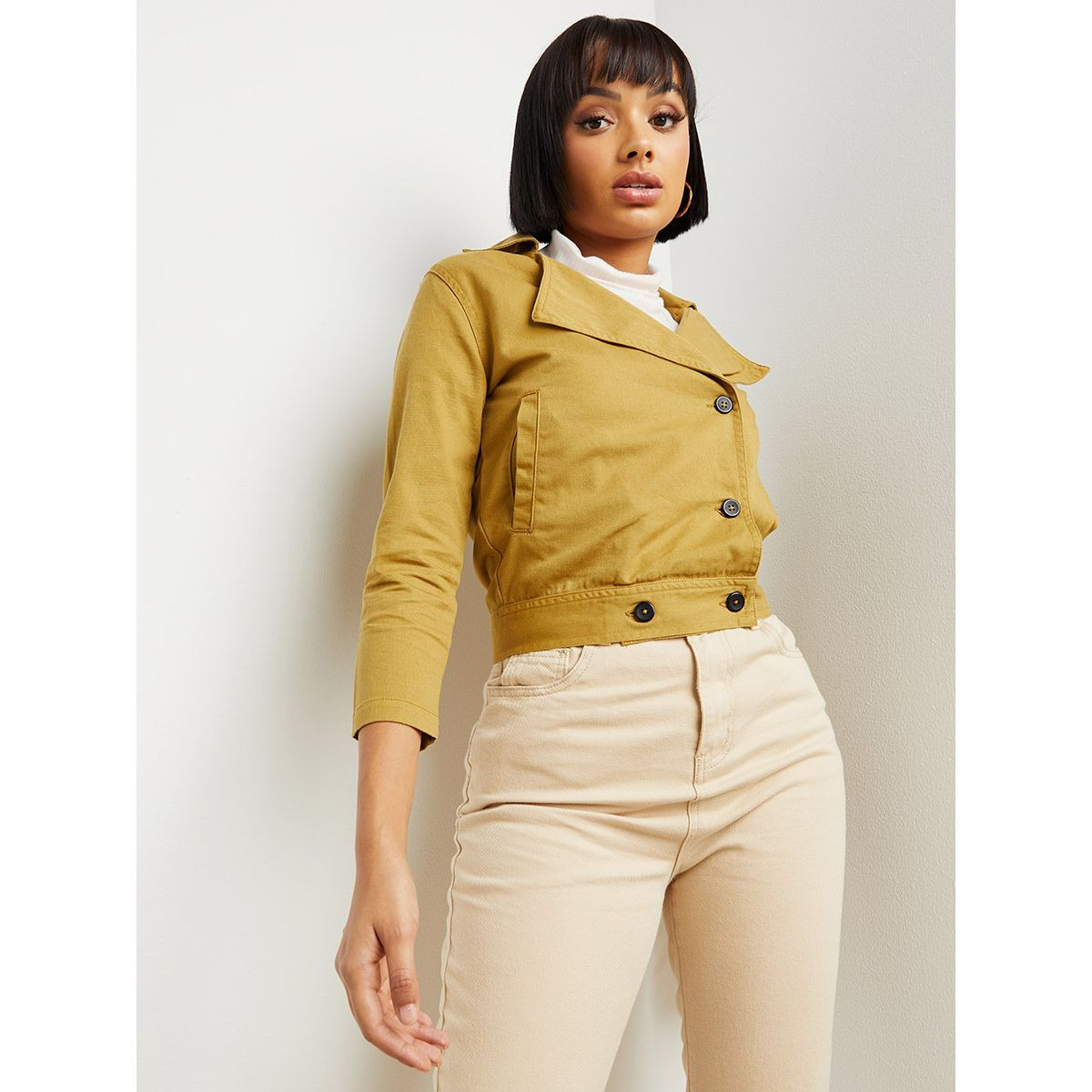 جاكيت قصير بأزرار من ستايلي-women-winterwear-coatsandjackets-jackets-image-8
