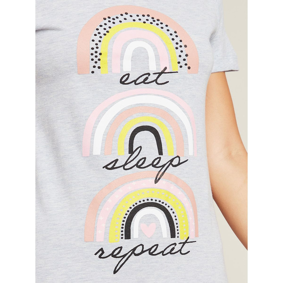 قميص نوم قطن مزين بطبعات من ستايلي-women-clothing-nightwear-nighties-image-5