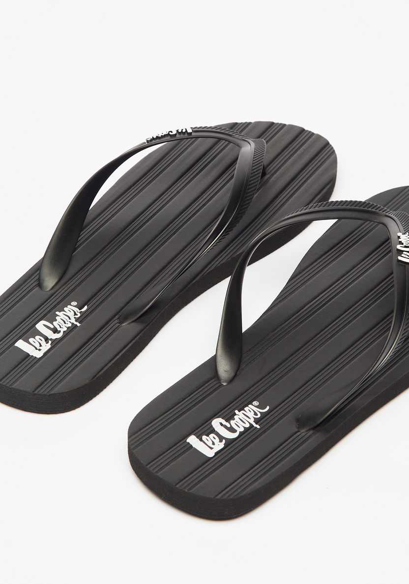 Lee Cooper Striped Slip-On Thong Slippers-Men%27s Flip Flops & Beach Slippers-image-2
