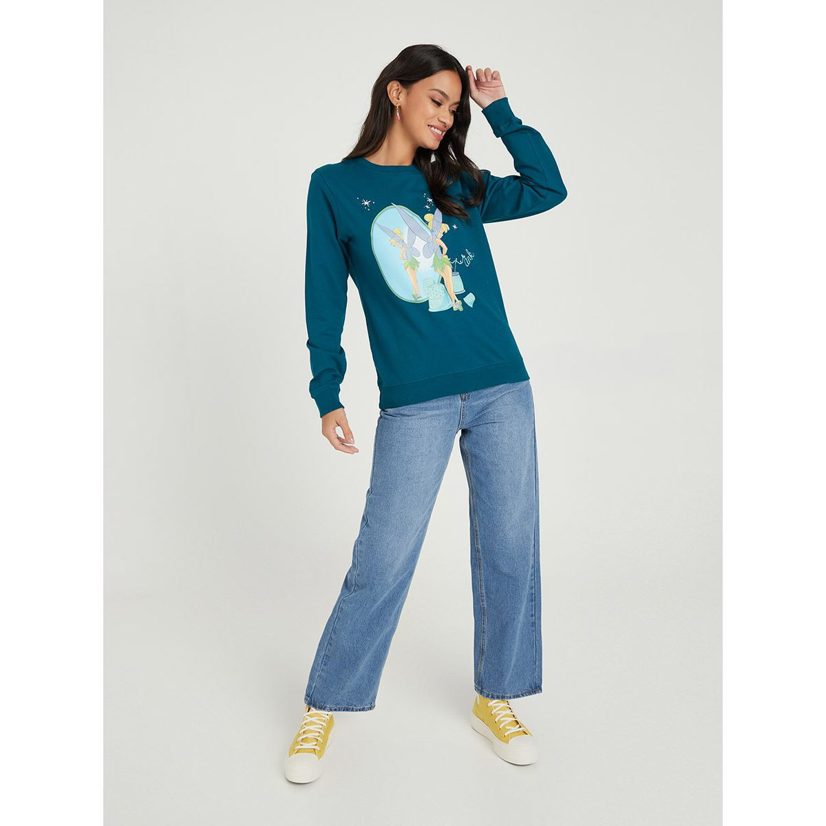 Styli Tinker Bell Print Regular Length Sweatshirt-women-clothing-hoodiesandsweatshirts-sweatshirts-image-2