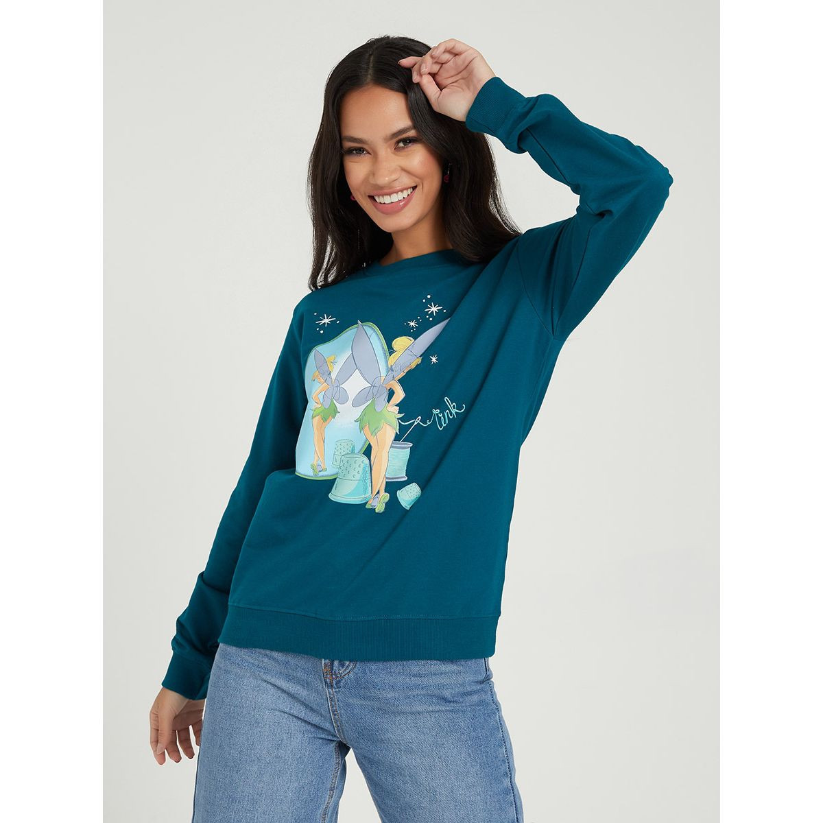 Styli Tinker Bell Print Regular Length Sweatshirt-women-clothing-hoodiesandsweatshirts-sweatshirts-image-3