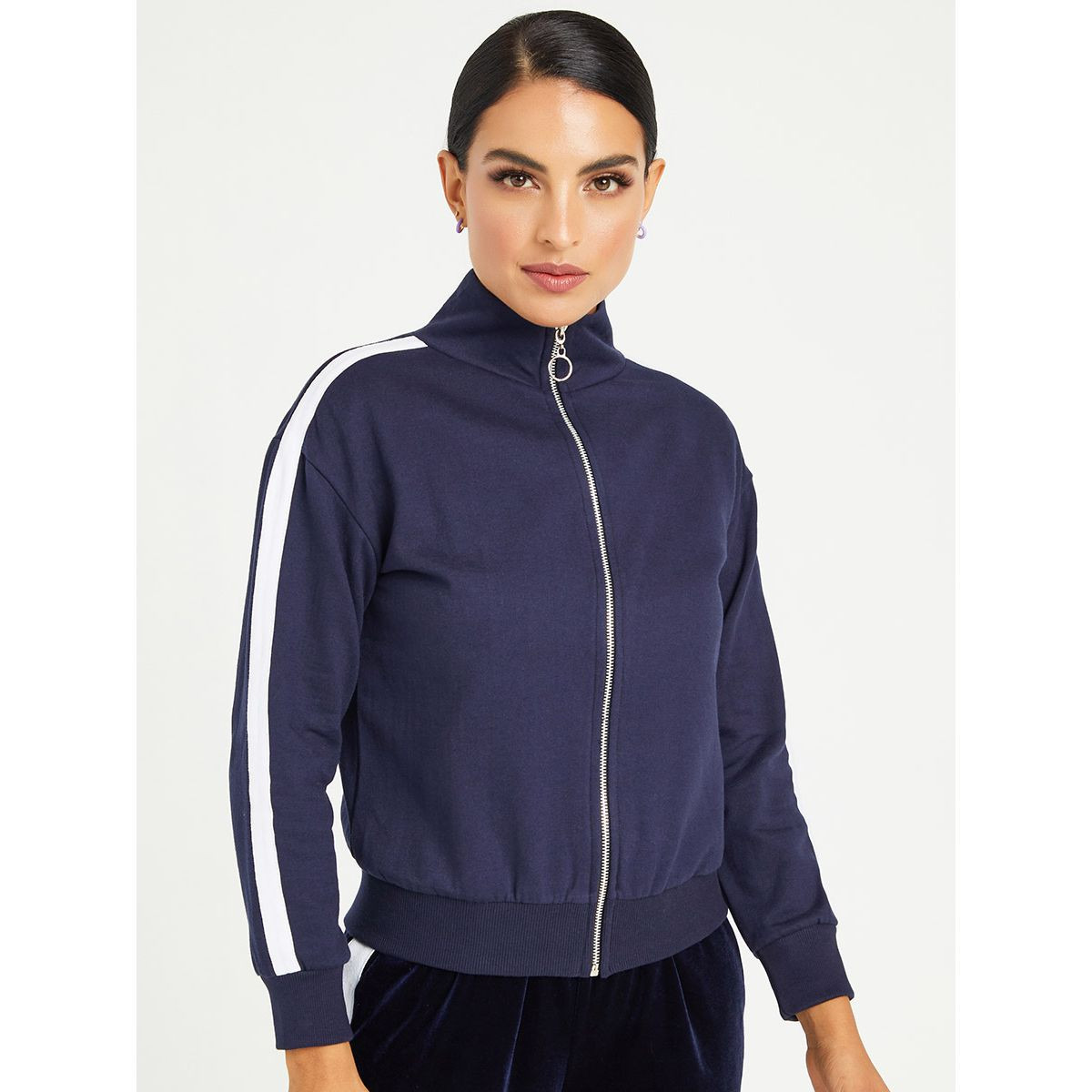 سويت شيرت بسحَاب غلق من ستايلي-women-clothing-hoodiesandsweatshirts-sweatshirts-image-1