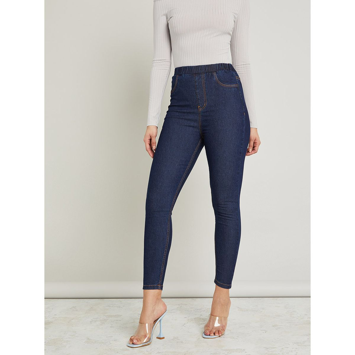 Styli High Waist Super Skinny Core Jeggings-women-clothing-bottoms-jeans-image-1