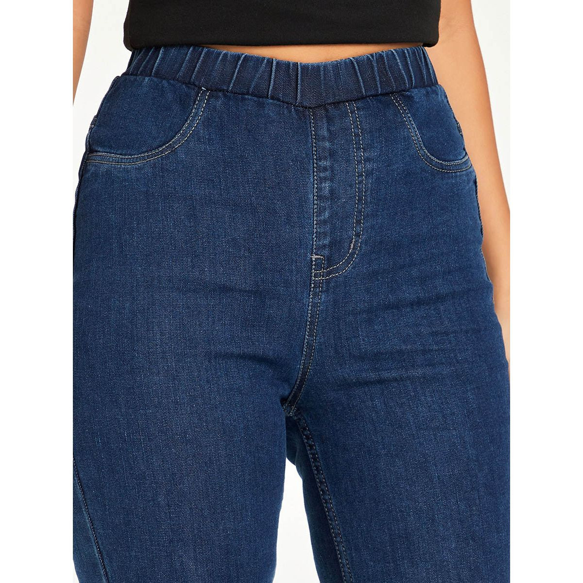 جيغنز بقصة سكيني وخصر عالي من ستايلي-women-clothing-bottoms-jeans-image-2