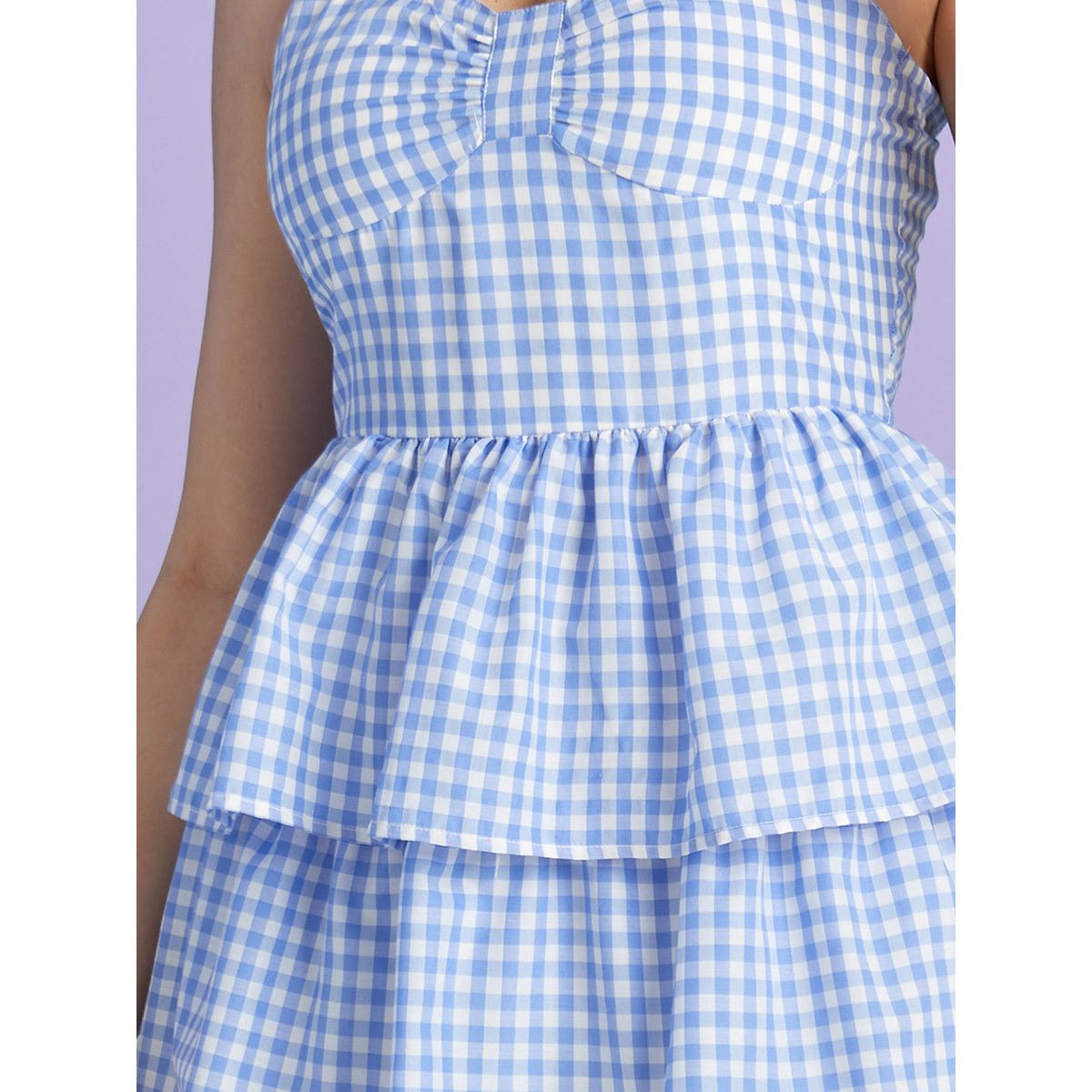 فستان ميدي مطبع بمربعات من ريد تايب-women-clothing-dresses-image-3